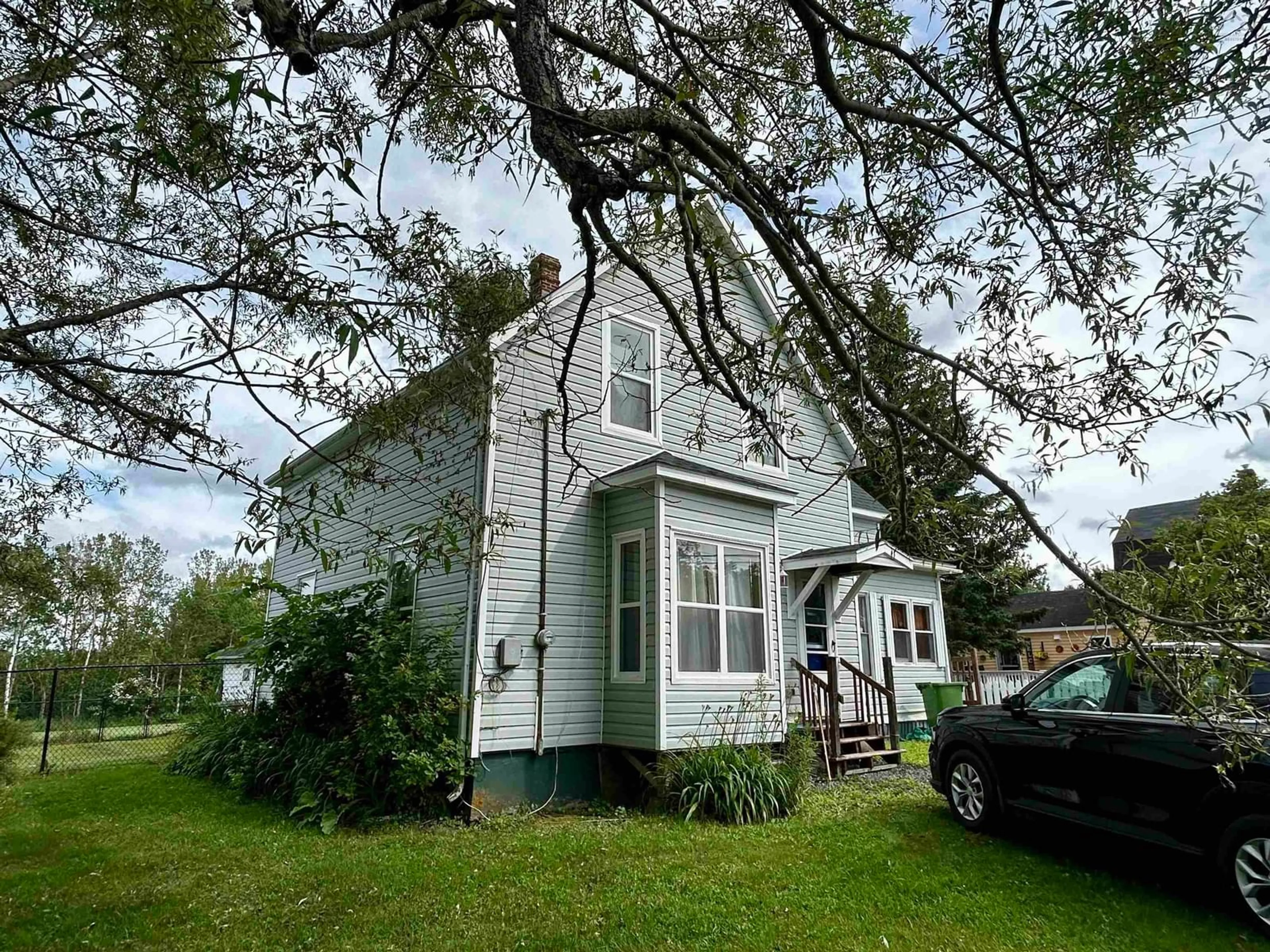 A pic from outside/outdoor area/front of a property/back of a property/a pic from drone, street for 1691 Office St, Westville Nova Scotia B0K 2A0