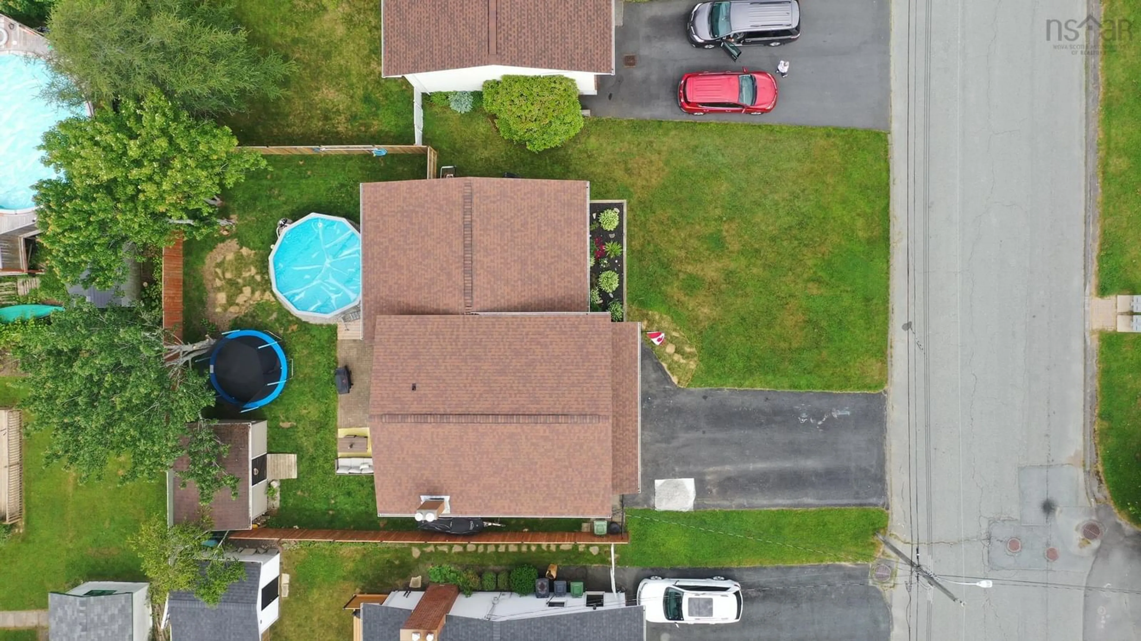A pic from outside/outdoor area/front of a property/back of a property/a pic from drone, street for 42 Cedar Cres, Cole Harbour Nova Scotia B2V 1Y6