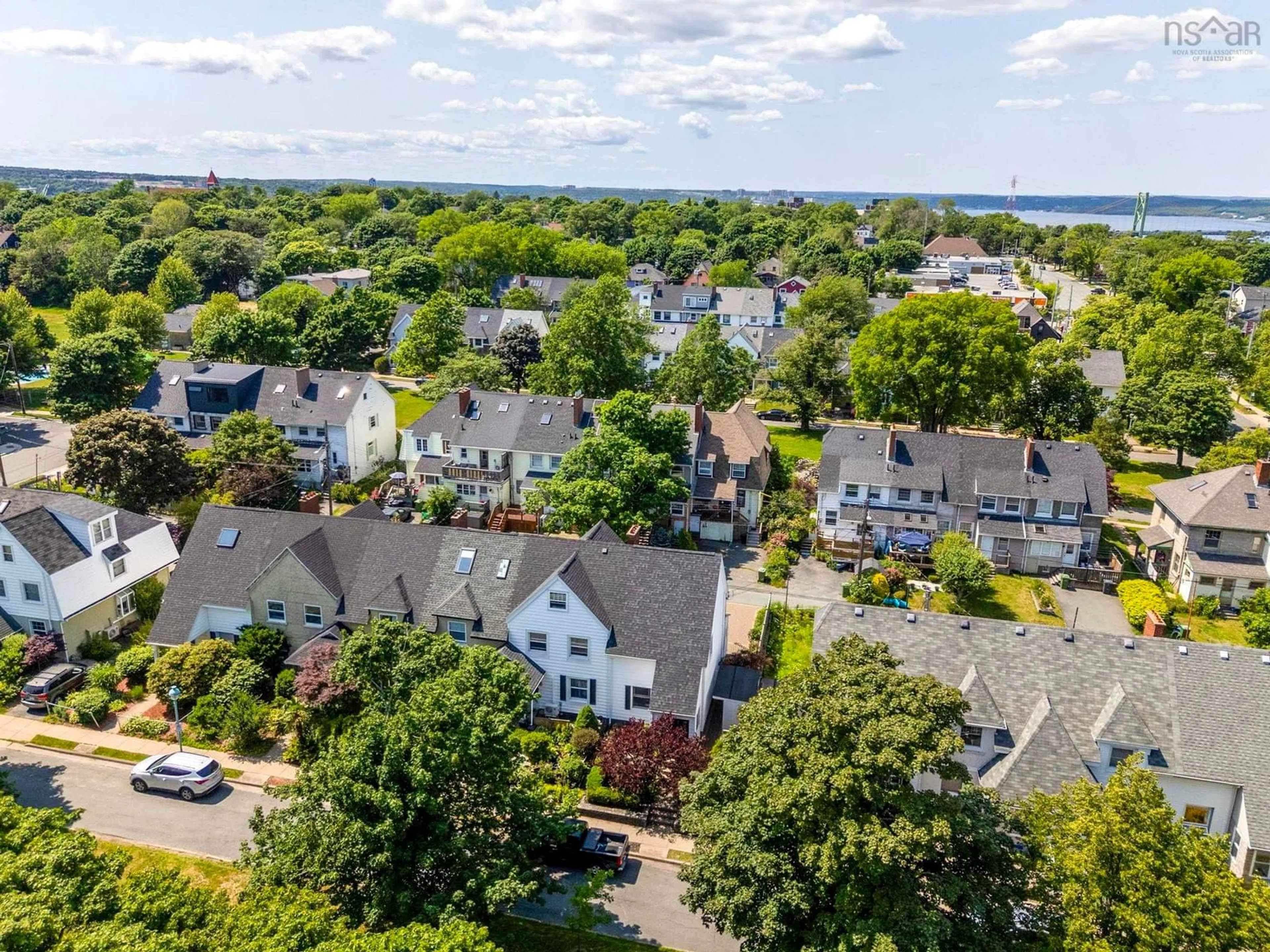A pic from outside/outdoor area/front of a property/back of a property/a pic from drone, unknown for 5525 Cabot Pl, Halifax Nova Scotia B3K 2J6