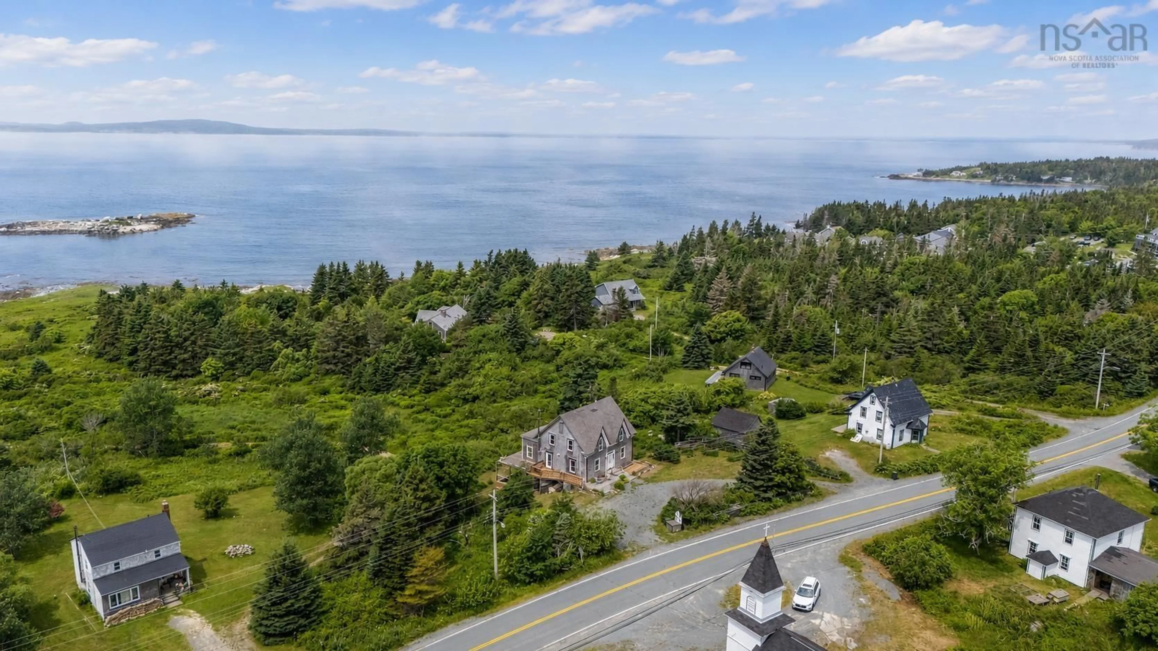 A pic from outside/outdoor area/front of a property/back of a property/a pic from drone, water/lake/river/ocean view for 8580 Peggys Cove, Indian Harbour Nova Scotia B3Z 3P4