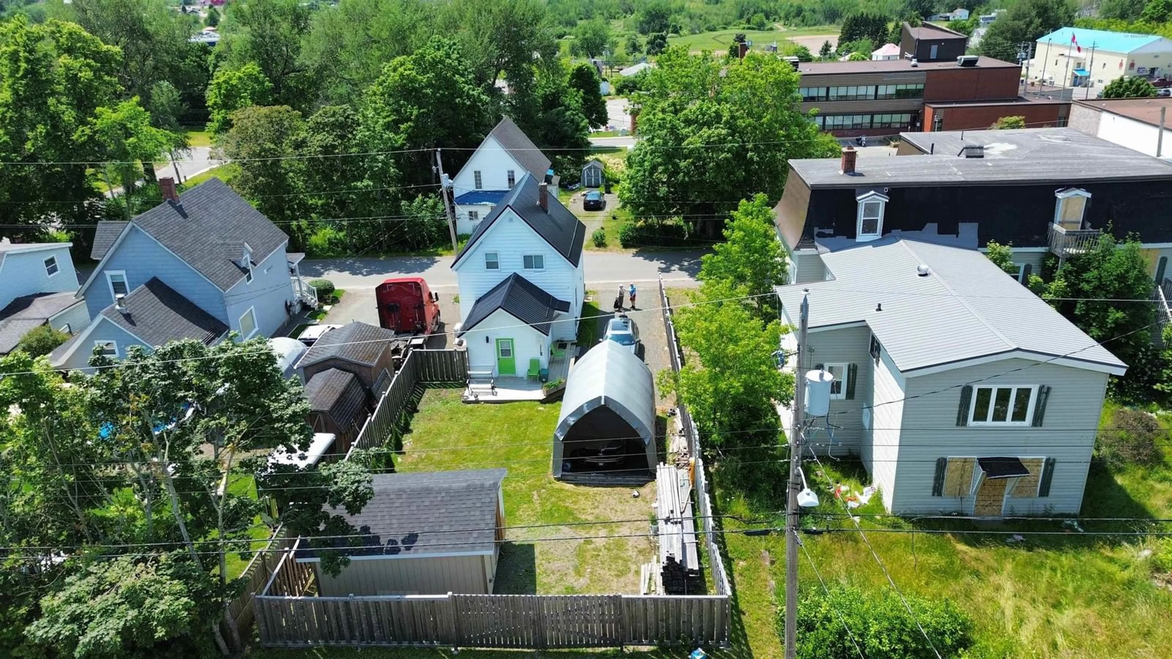 A pic from outside/outdoor area/front of a property/back of a property/a pic from drone, street for 4 Victoria St, Springhill Nova Scotia B0M 1X0