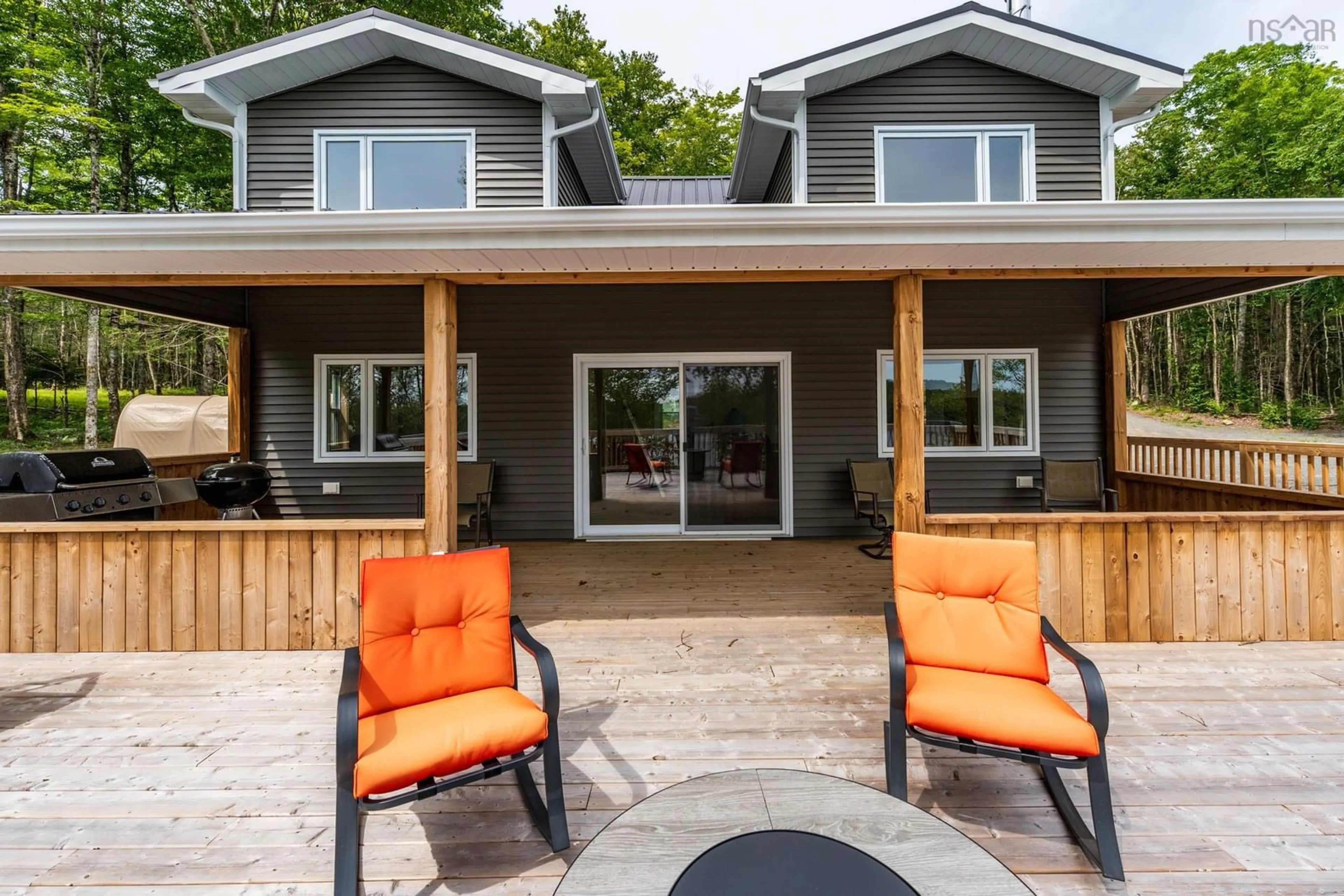 Patio, mountain view for 282 Perfect Road, Meteghan Station Nova Scotia B0W 2L0