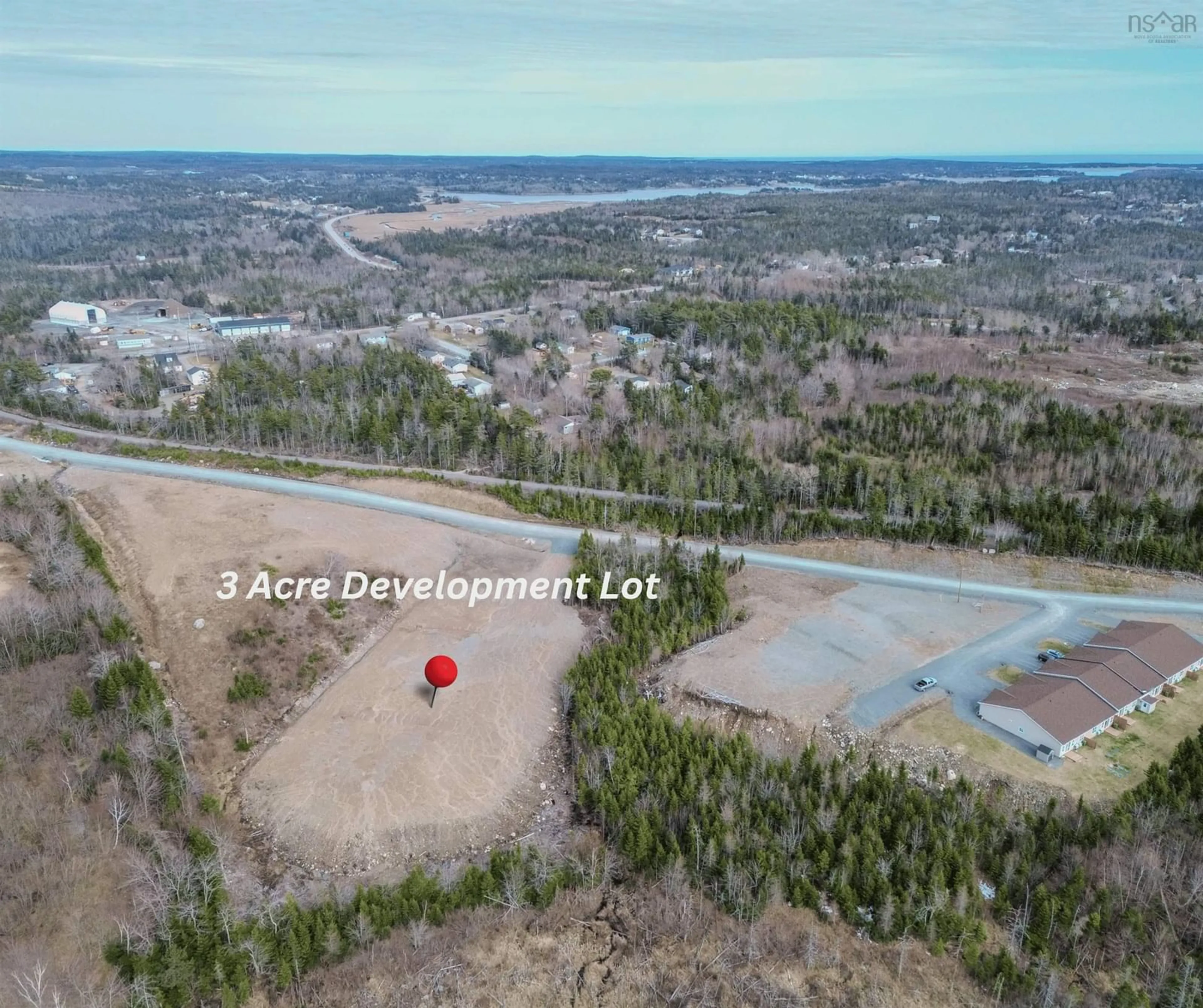 A pic from outside/outdoor area/front of a property/back of a property/a pic from drone, water/lake/river/ocean view for Lot 4A Chili Dr, Porters Lake Nova Scotia B3E 0H1