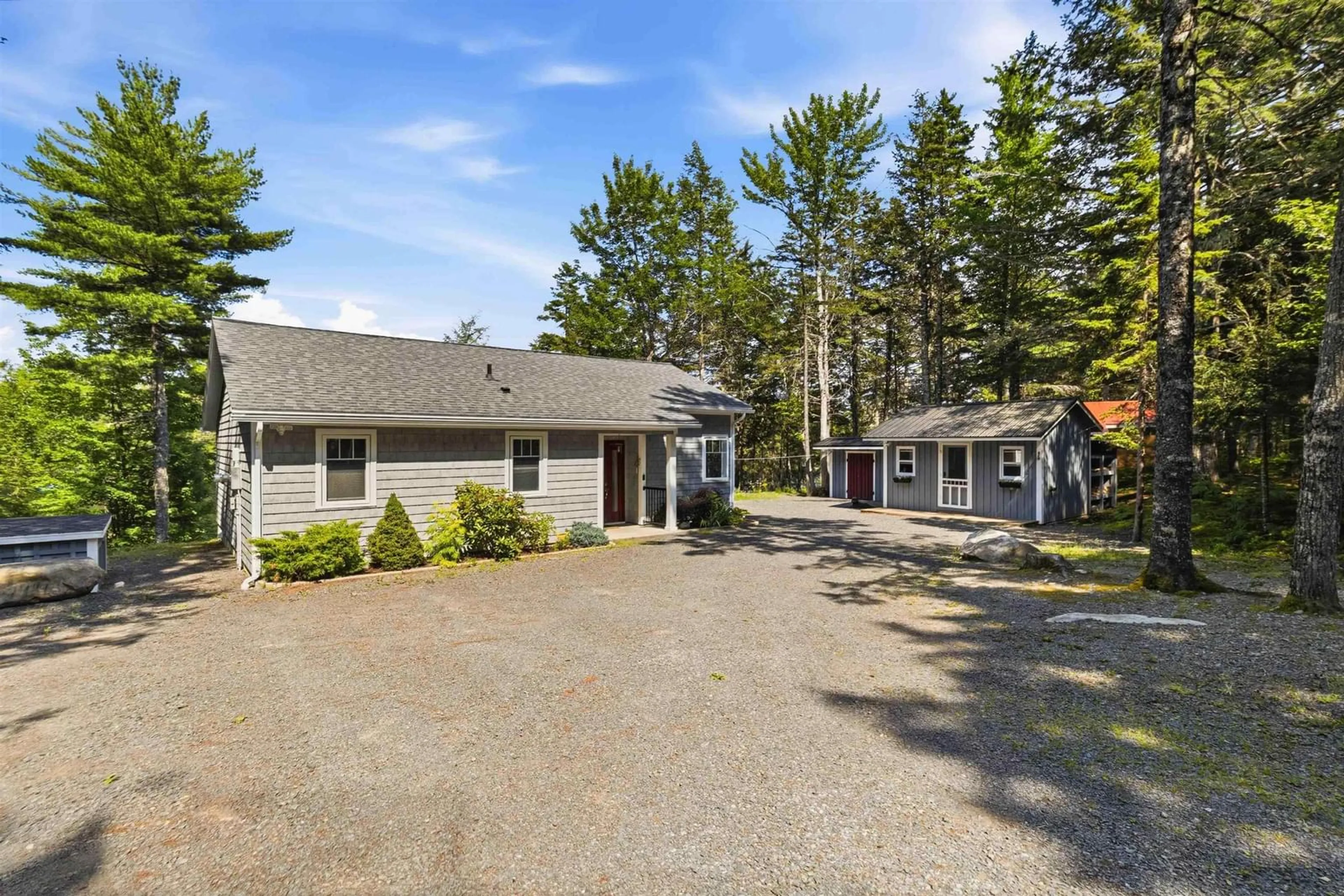 A pic from outside/outdoor area/front of a property/back of a property/a pic from drone, street for 110 Hidden Lake West, Labelle Nova Scotia B0T 1E0