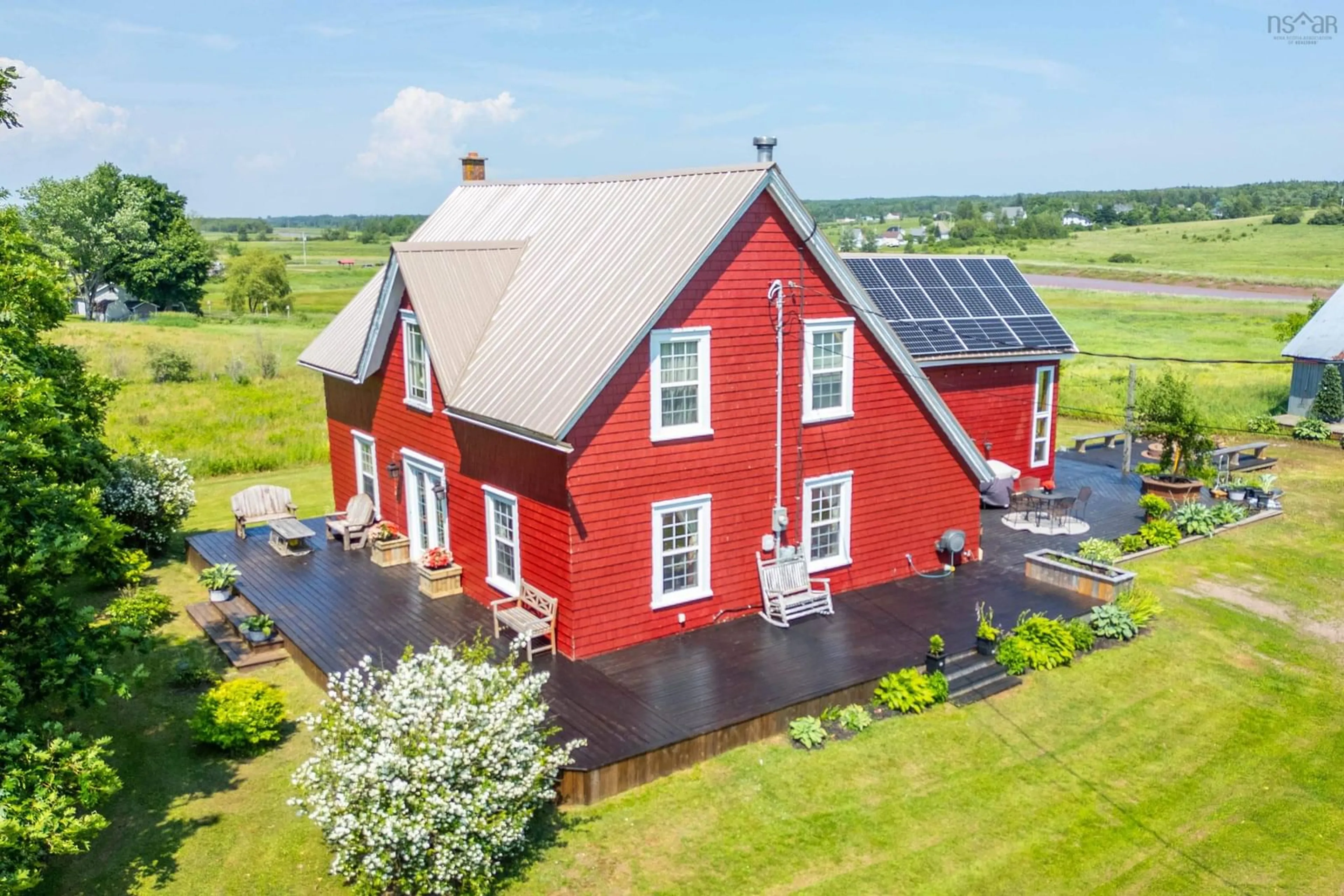 A pic from outside/outdoor area/front of a property/back of a property/a pic from drone, building for 2600 Barronsfield Road, River Hebert Nova Scotia B0L 1G0