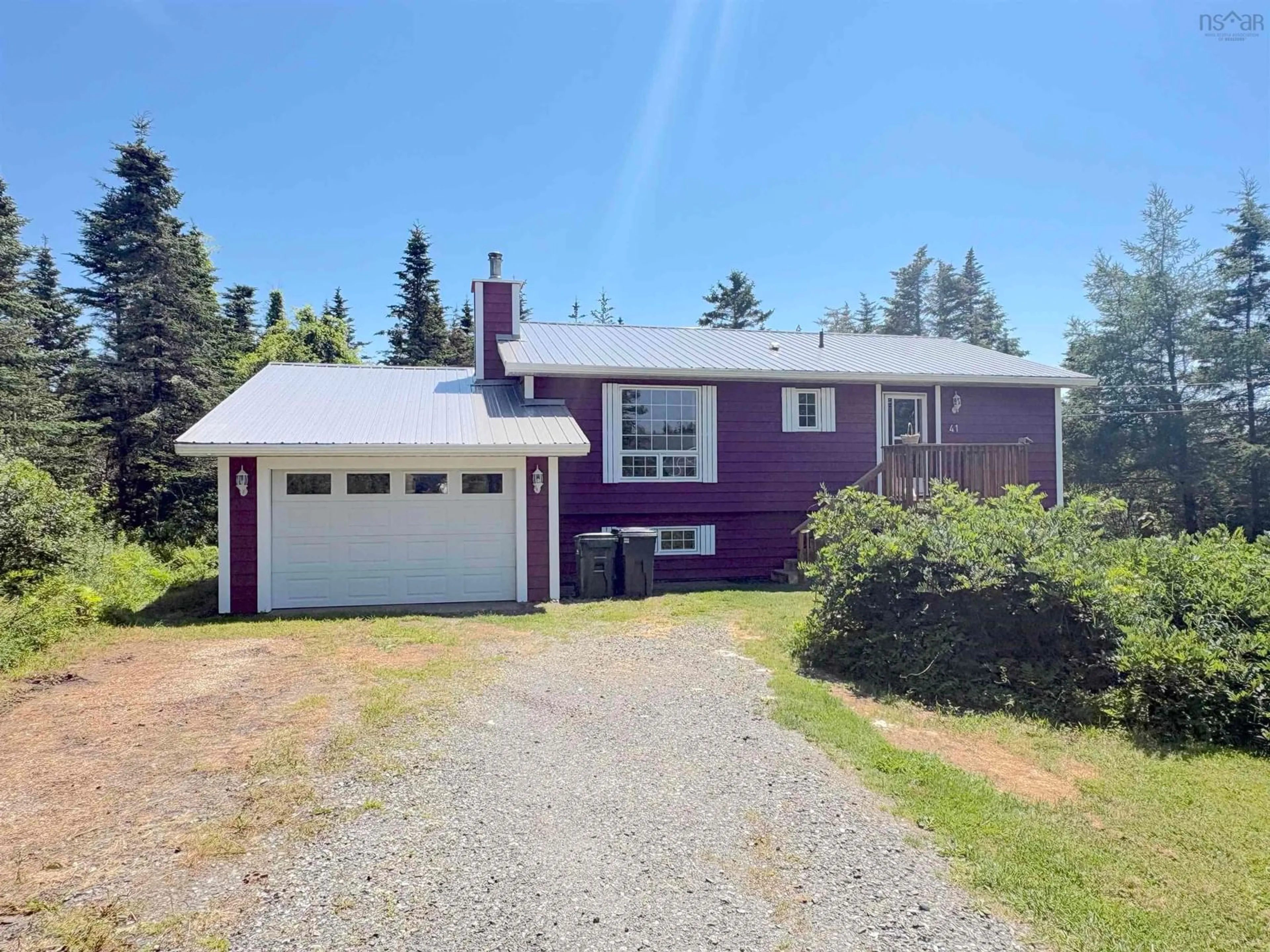 A pic from outside/outdoor area/front of a property/back of a property/a pic from drone, street for 41 Abbotts Harbour, Middle West Pubnico Nova Scotia B0W 2S0