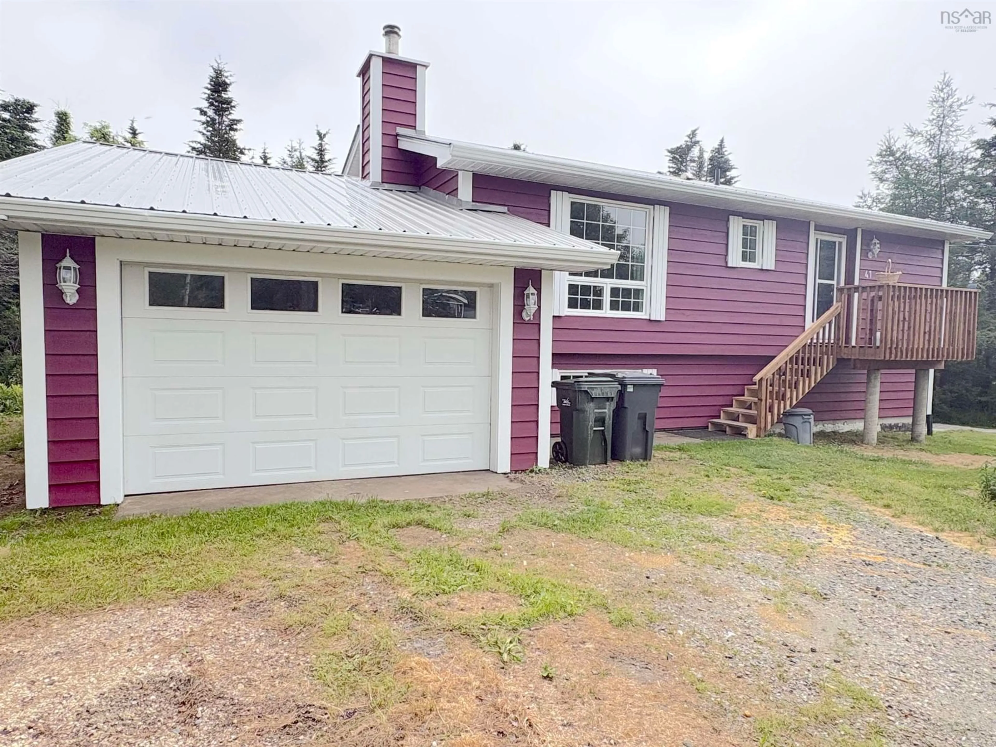 Home with vinyl exterior material, street for 41 Abbotts Harbour, Middle West Pubnico Nova Scotia B0W 2S0