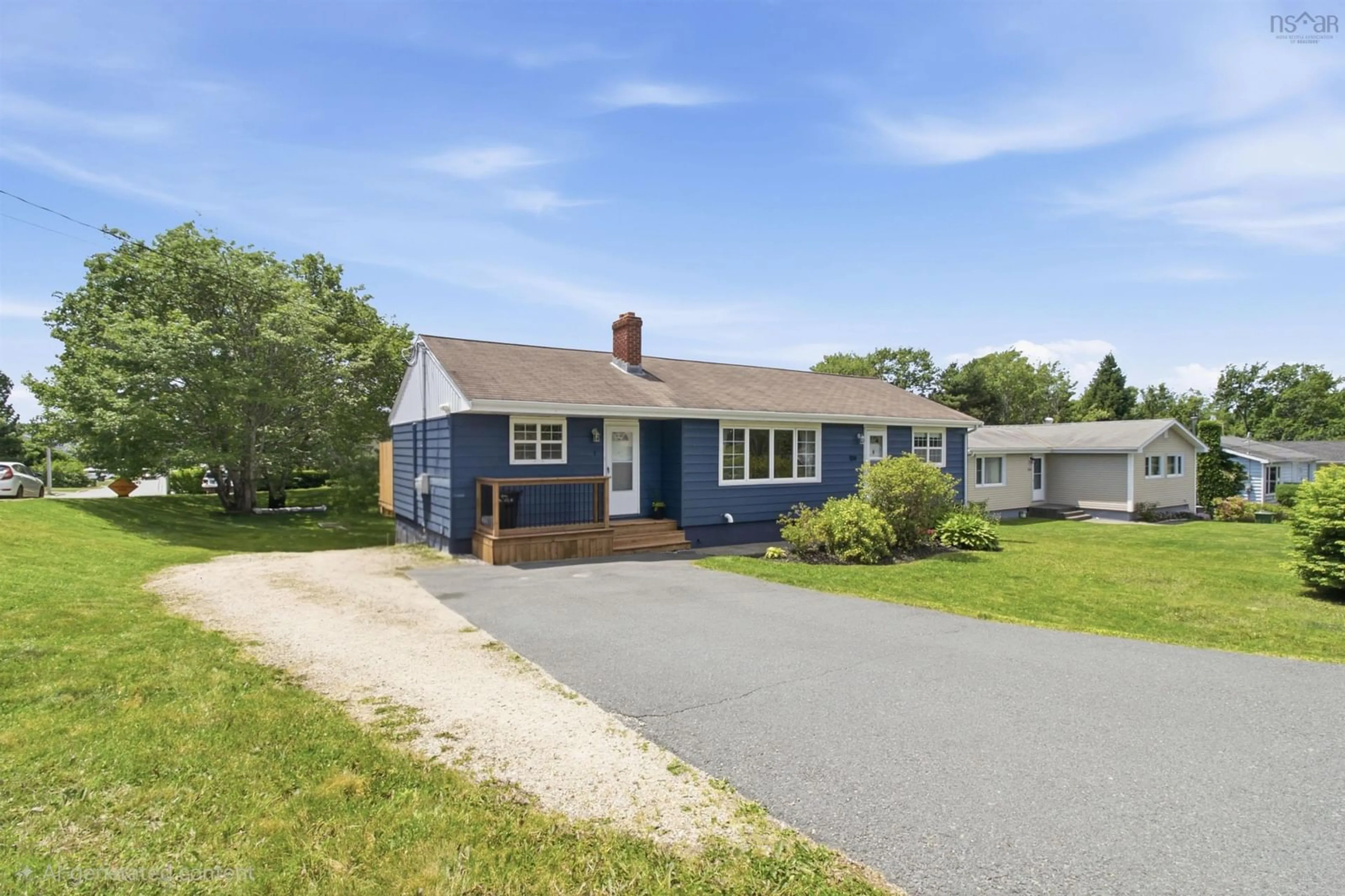 Home with vinyl exterior material, street for 104 Eisener St, Timberlea Nova Scotia B3T 1E5