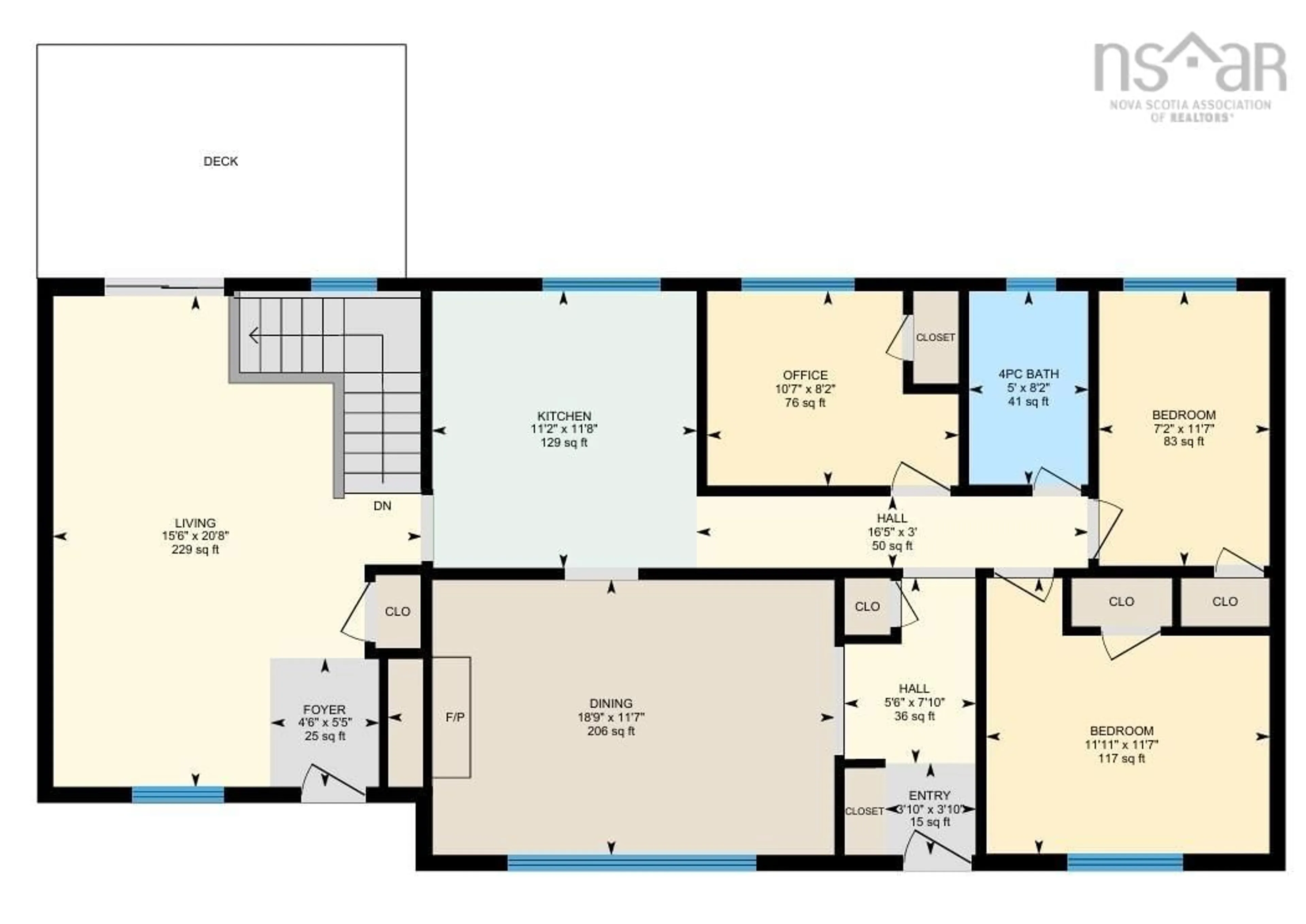 Floor plan for 104 Eisener St, Timberlea Nova Scotia B3T 1E5