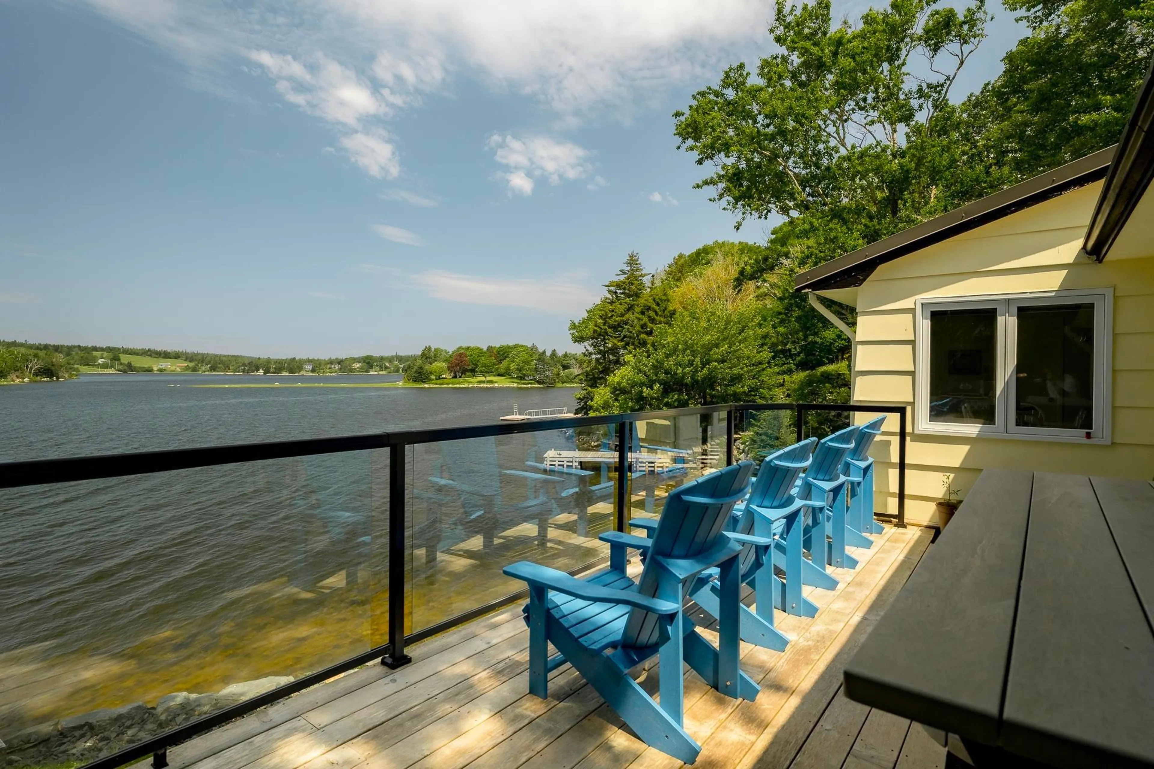 Patio, water/lake/river/ocean view for 340 East Petpeswick Rd, Musquodoboit Harbour Nova Scotia B0J 2L0