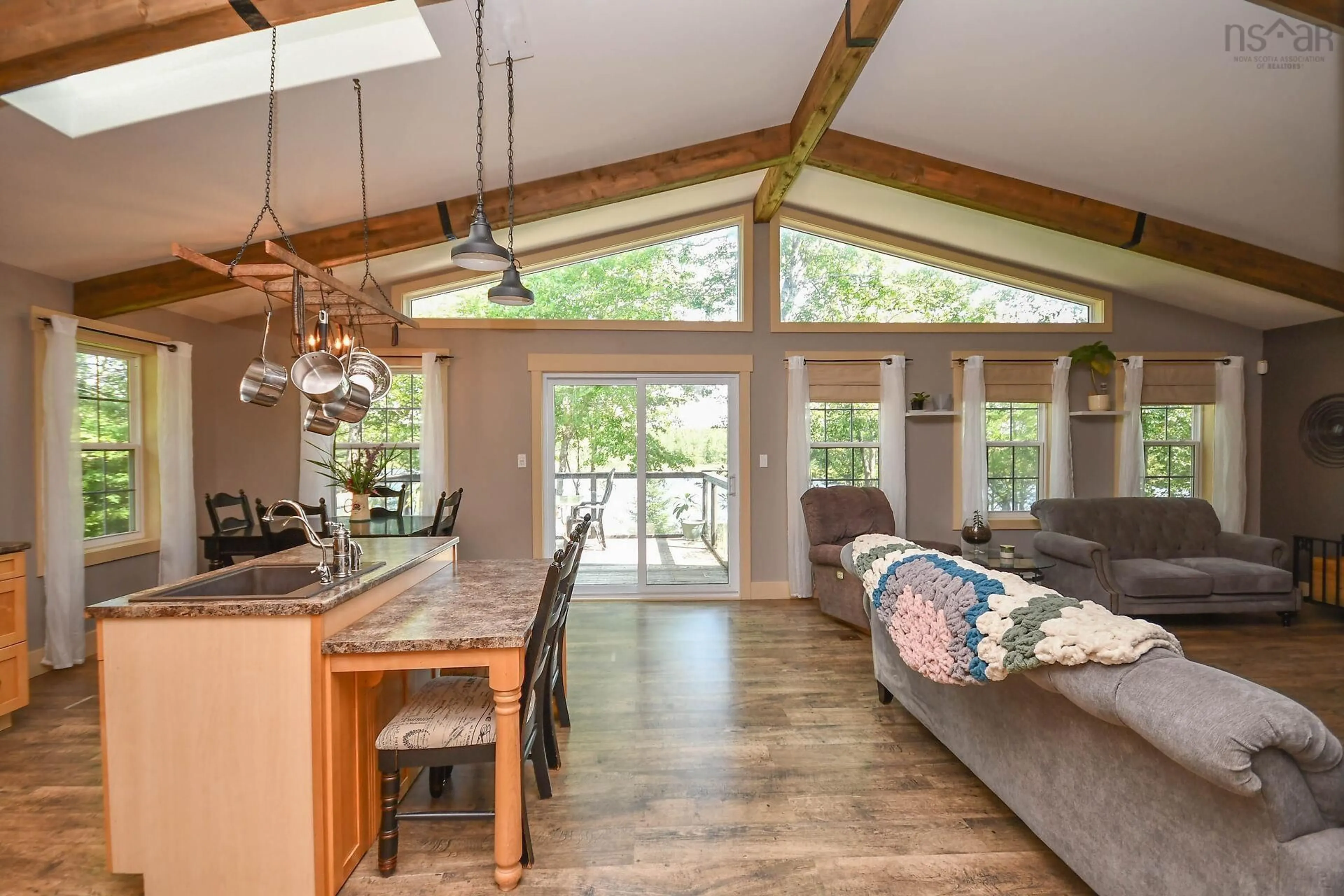 Open concept kitchen, unknown for 51 Back Lake, Hatchet Lake Nova Scotia B3T 1R5