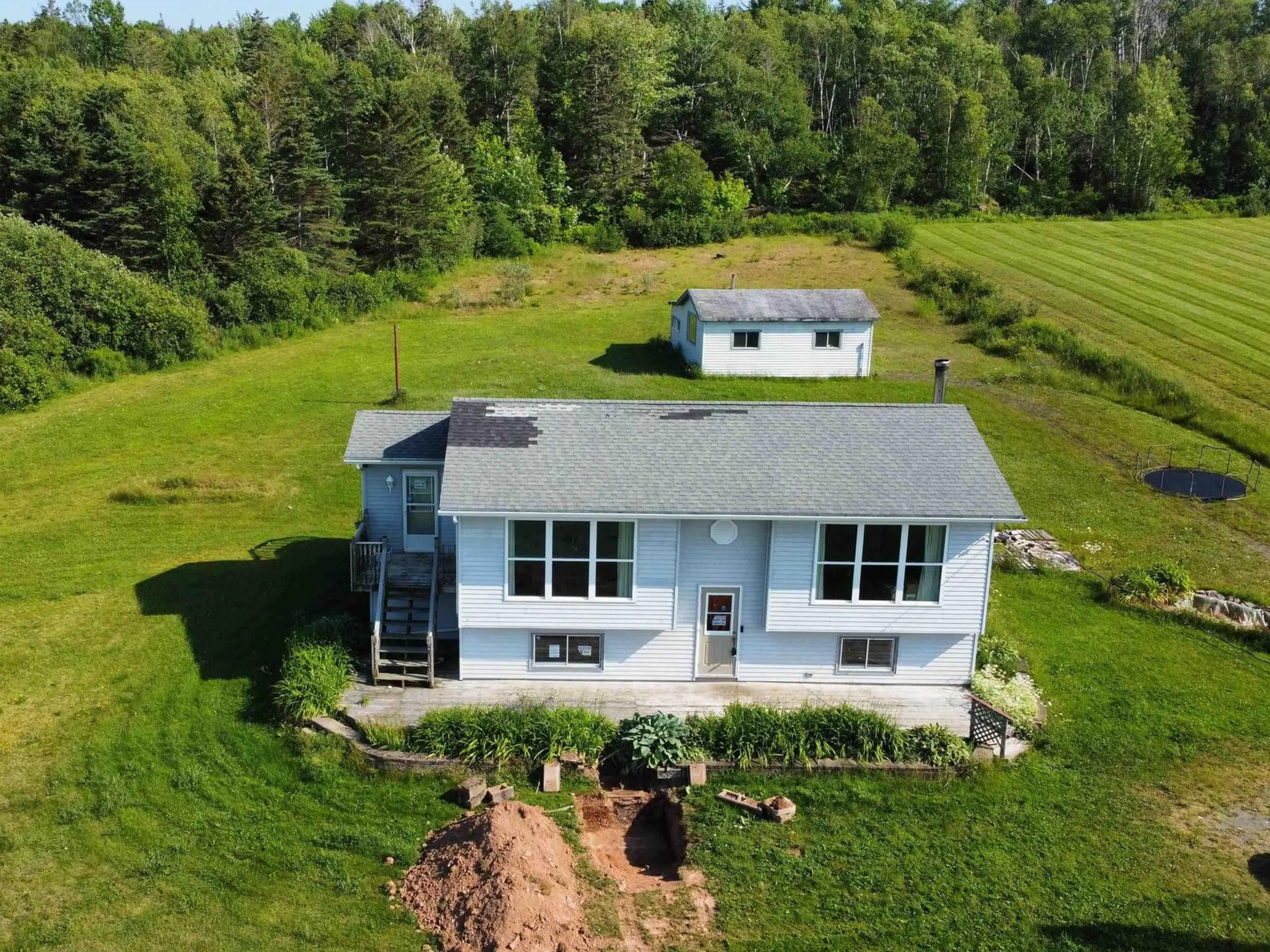 A pic from outside/outdoor area/front of a property/back of a property/a pic from drone, building for 1478 Highway 215, Tennecape Nova Scotia B0N 2R0