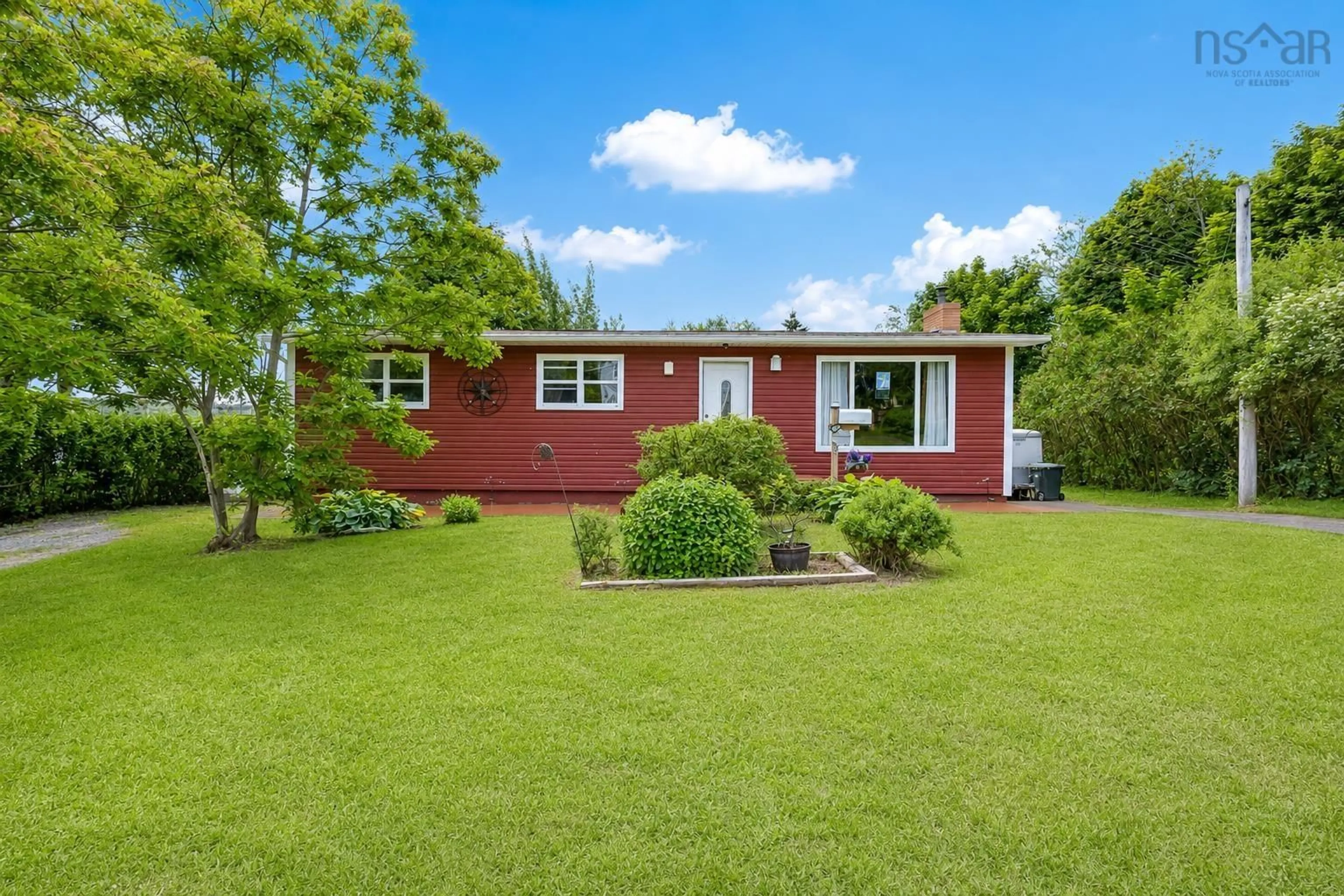 A pic from outside/outdoor area/front of a property/back of a property/a pic from drone, street for 20 Sunrise Dr, Westmount Nova Scotia B1R 1N7