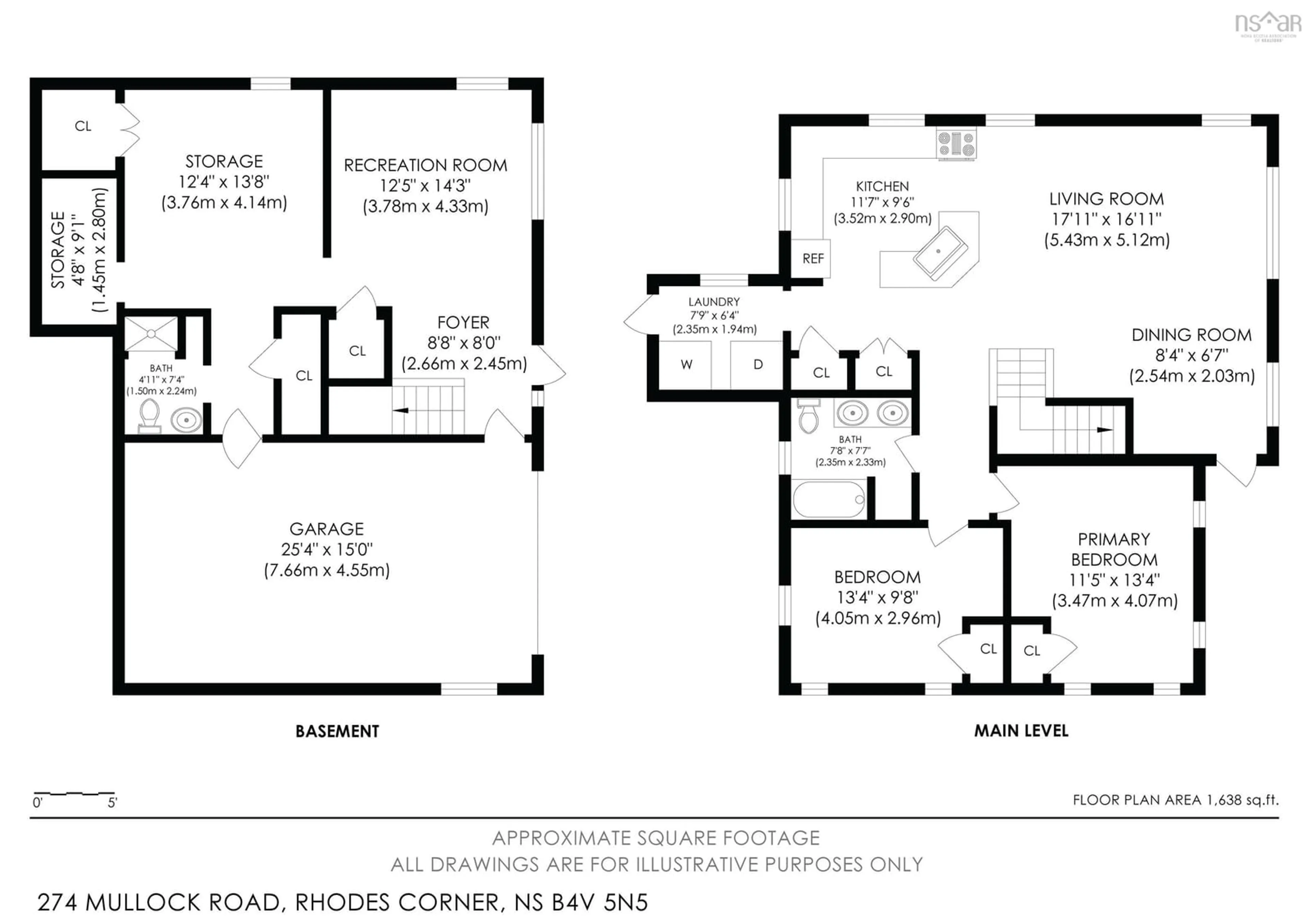 Floor plan for 274 Mullock Rd, Rhodes Corner Nova Scotia B4V 5N5