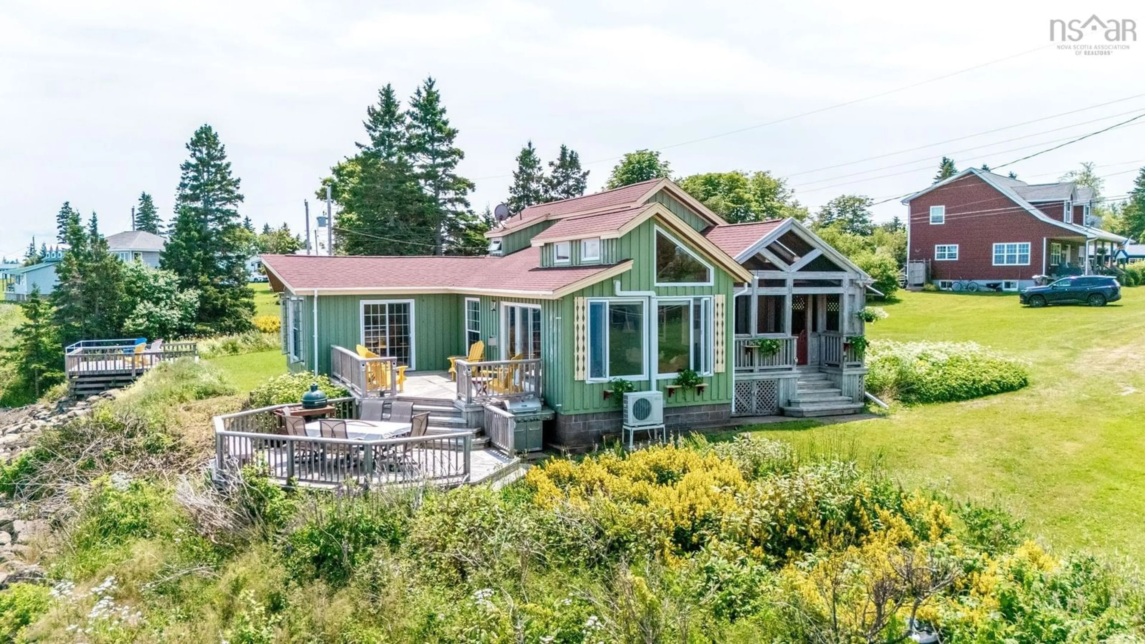Patio, water/lake/river/ocean view for Murdock Lane #51, Tidnish Bridge Nova Scotia B4H 3X9