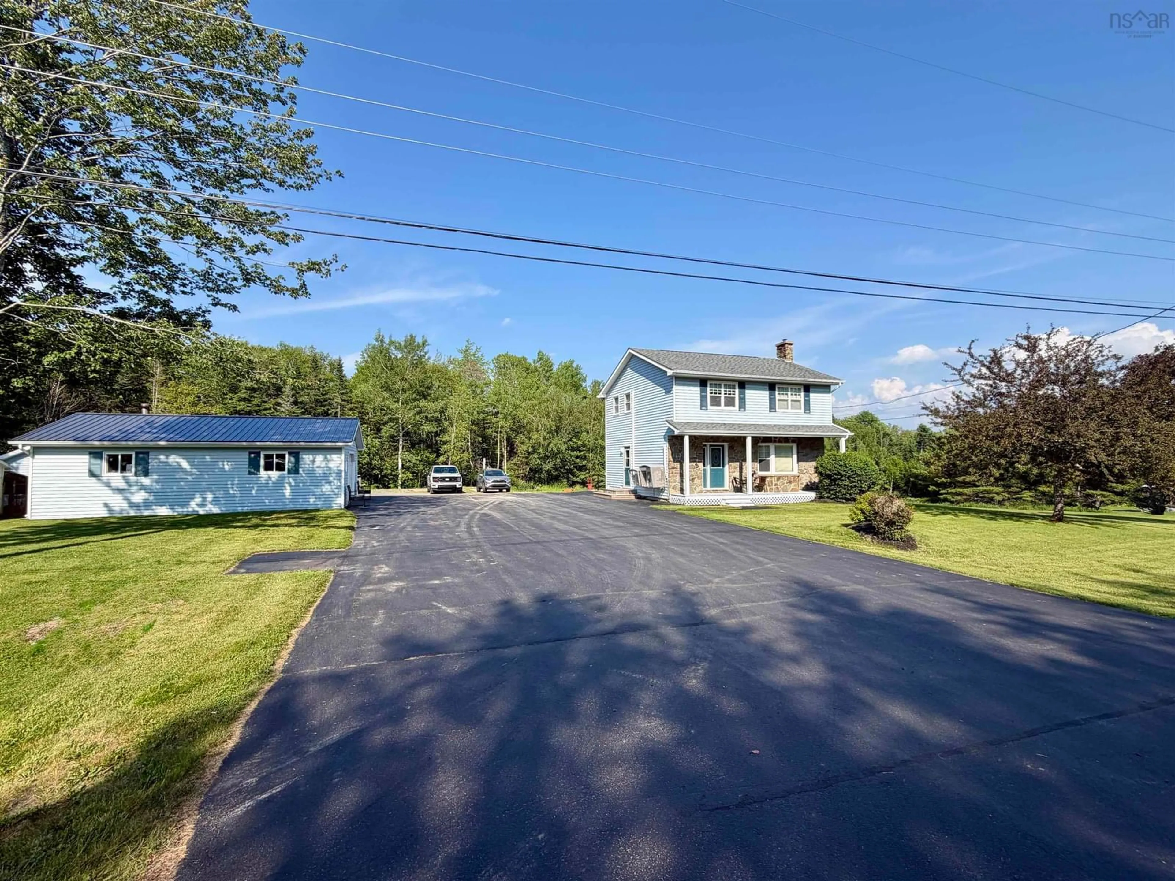 A pic from outside/outdoor area/front of a property/back of a property/a pic from drone, unknown for 67 Mountain View Dr, Pleasant Valley Nova Scotia B2G 2K9
