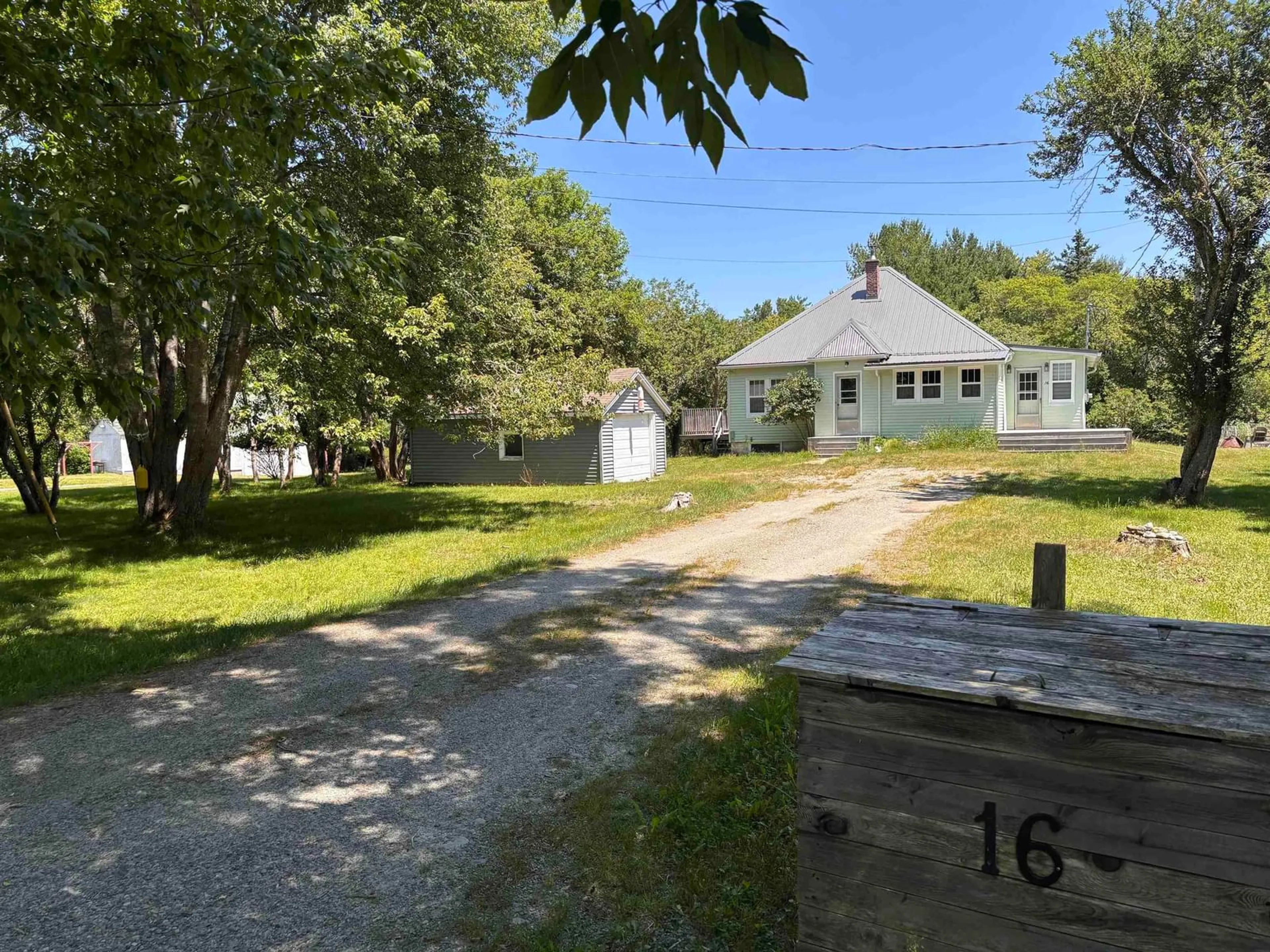 A pic from outside/outdoor area/front of a property/back of a property/a pic from drone, street for 16 Wrights Rd, Shelburne Nova Scotia B0T 1W0