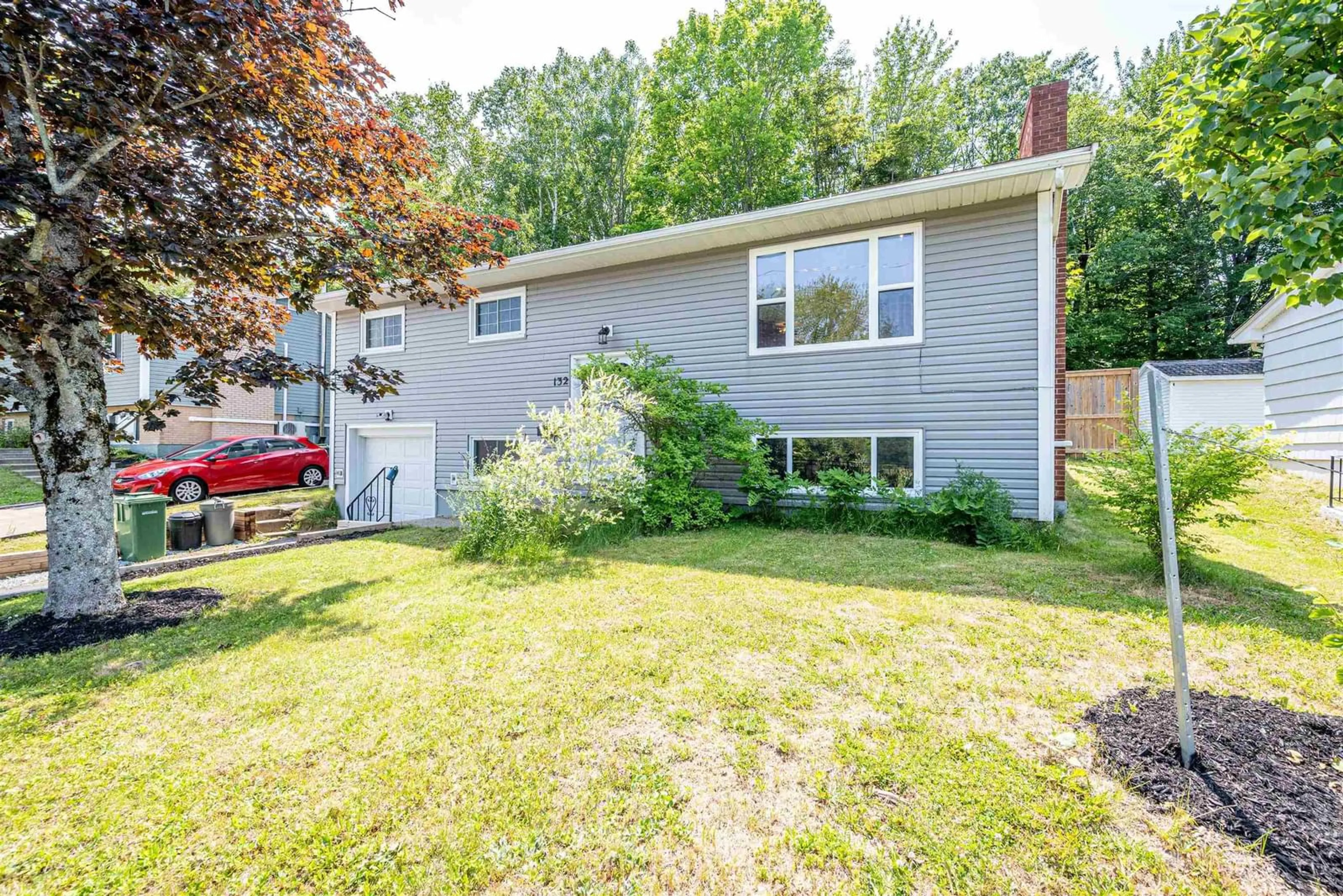 Home with vinyl exterior material, street for 132 Dickey Dr, Lower Sackville Nova Scotia B4C 1T6