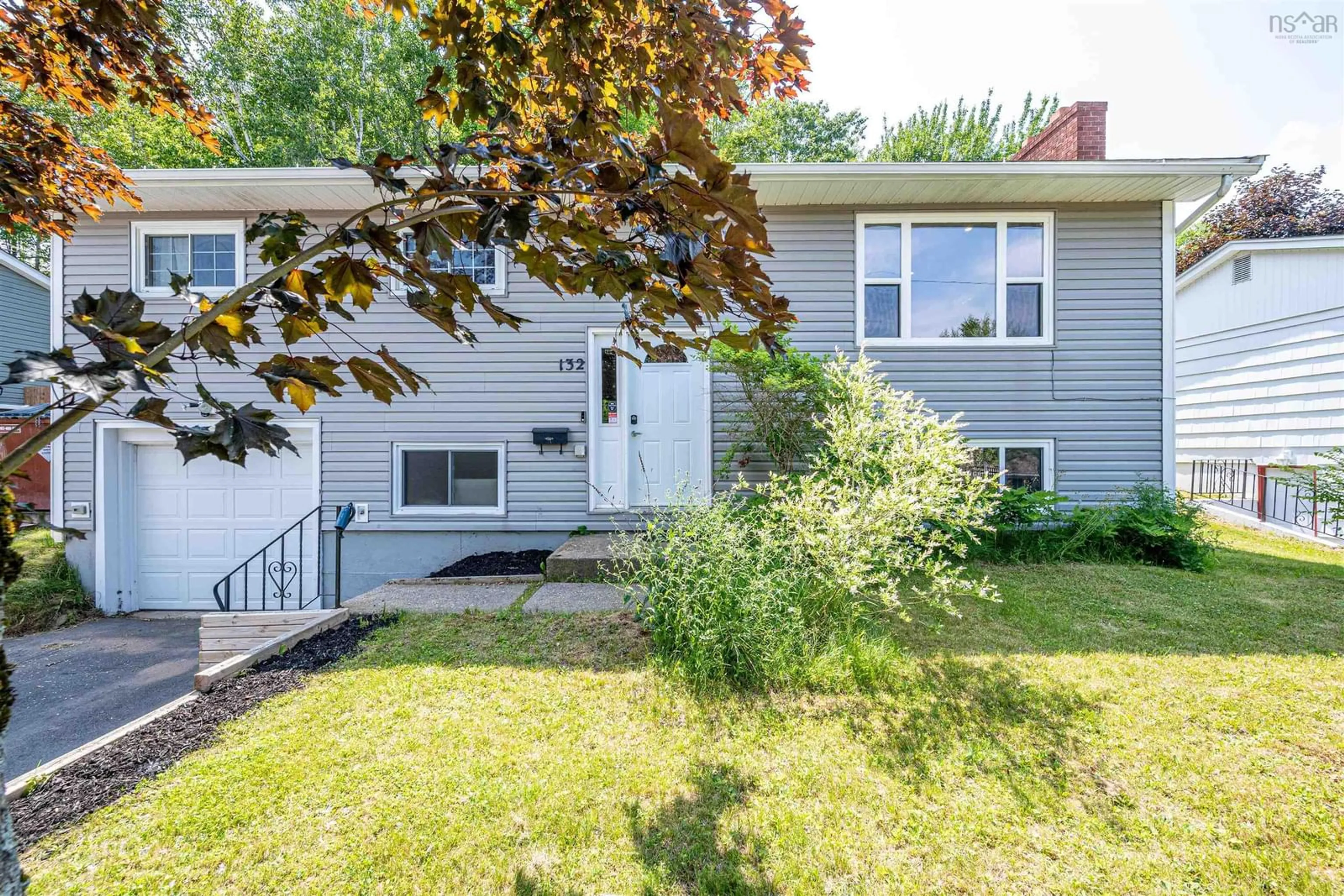 Home with vinyl exterior material, street for 132 Dickey Dr, Lower Sackville Nova Scotia B4C 1T6