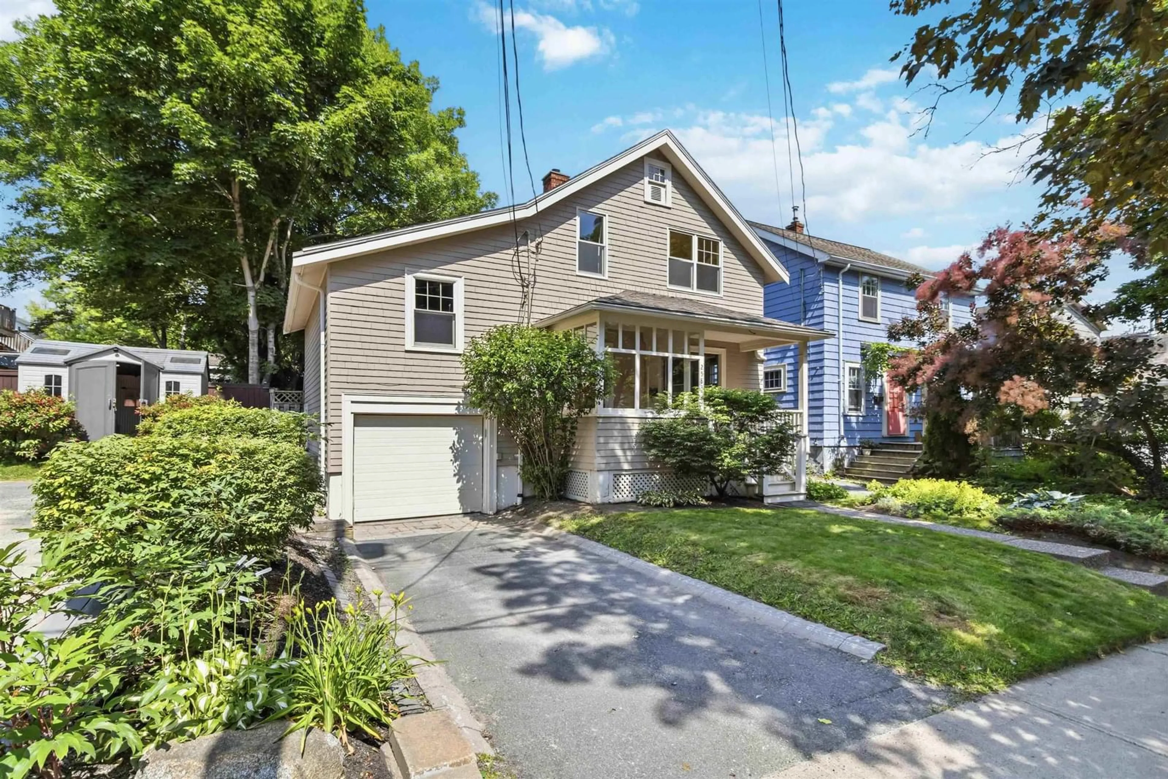 Home with vinyl exterior material, street for 2583 Joseph St, Halifax Nova Scotia B3L 3H3