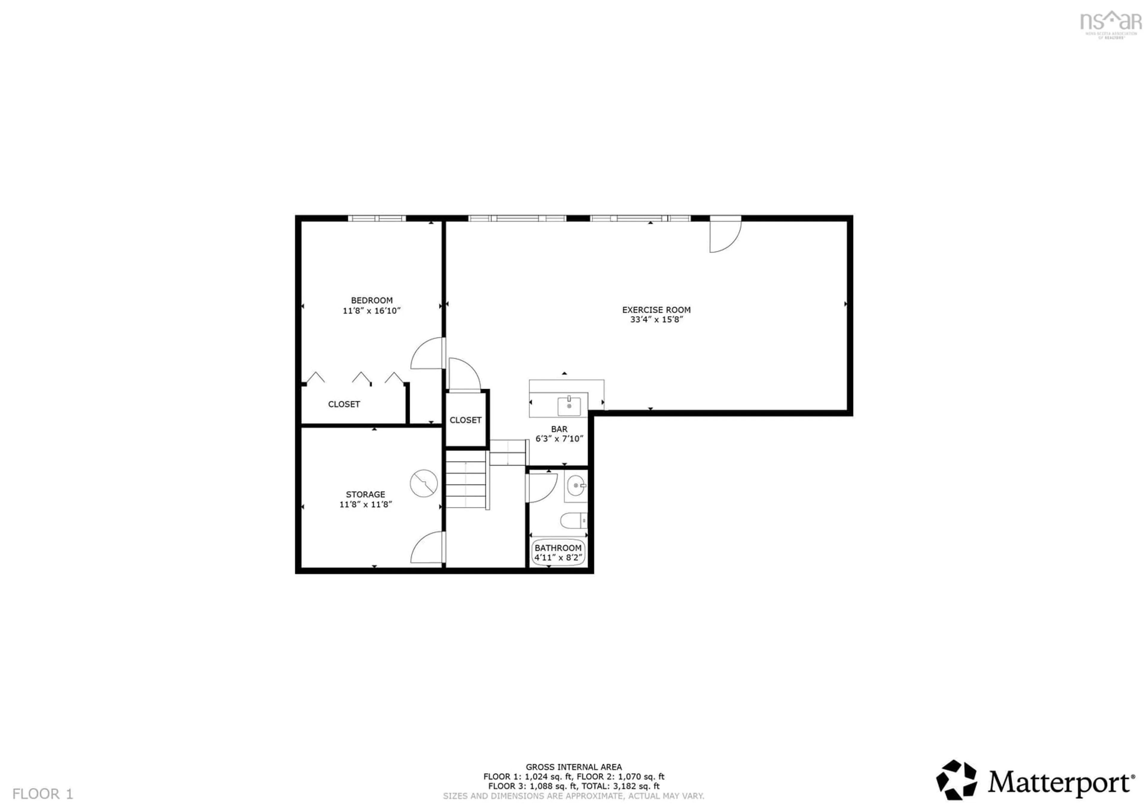 Floor plan for 186 Freshwater Trail, Dartmouth Nova Scotia B2W 0A5