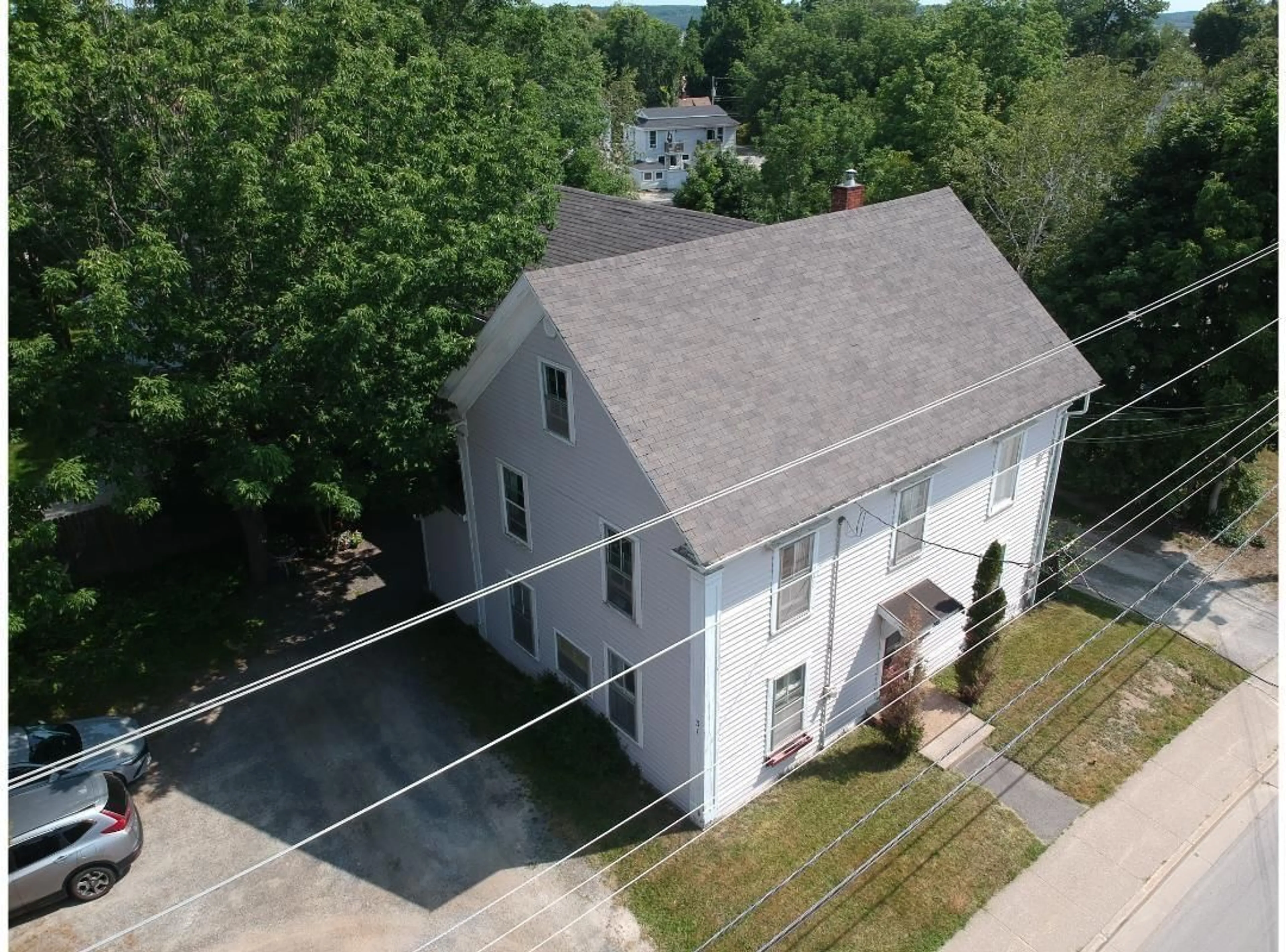 A pic from outside/outdoor area/front of a property/back of a property/a pic from drone, building for 31 Prince St, Hantsport Nova Scotia B0P 1P0