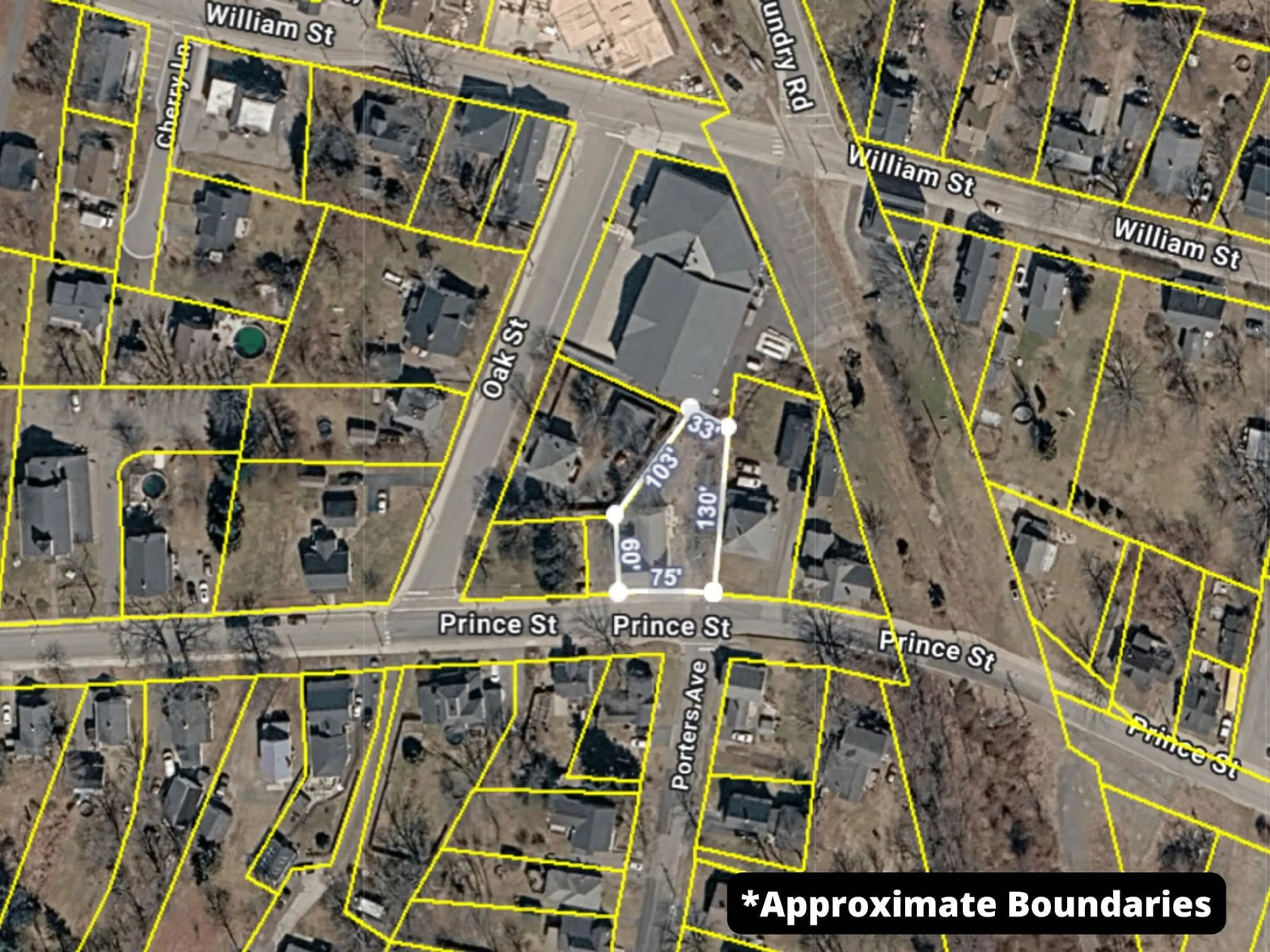 Picture of a map for 31 Prince St, Hantsport Nova Scotia B0P 1P0