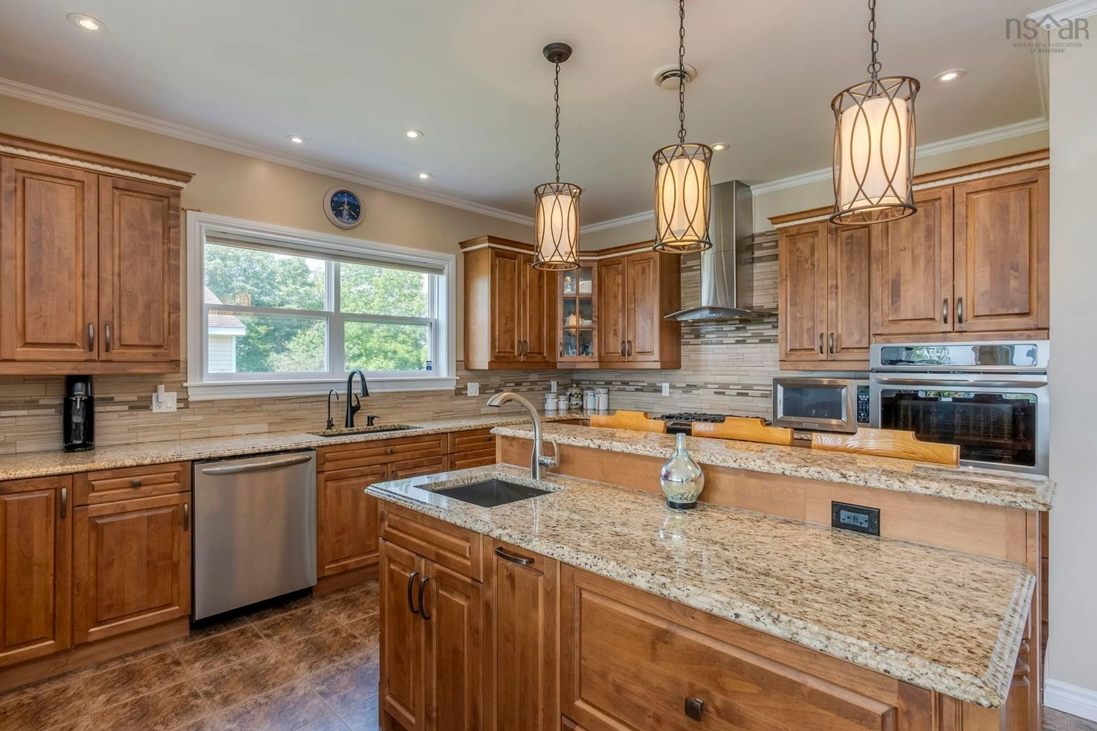 Open concept kitchen, ceramic/tile floor for 3419 Hwy 358, Arlington Nova Scotia B0P 1H0