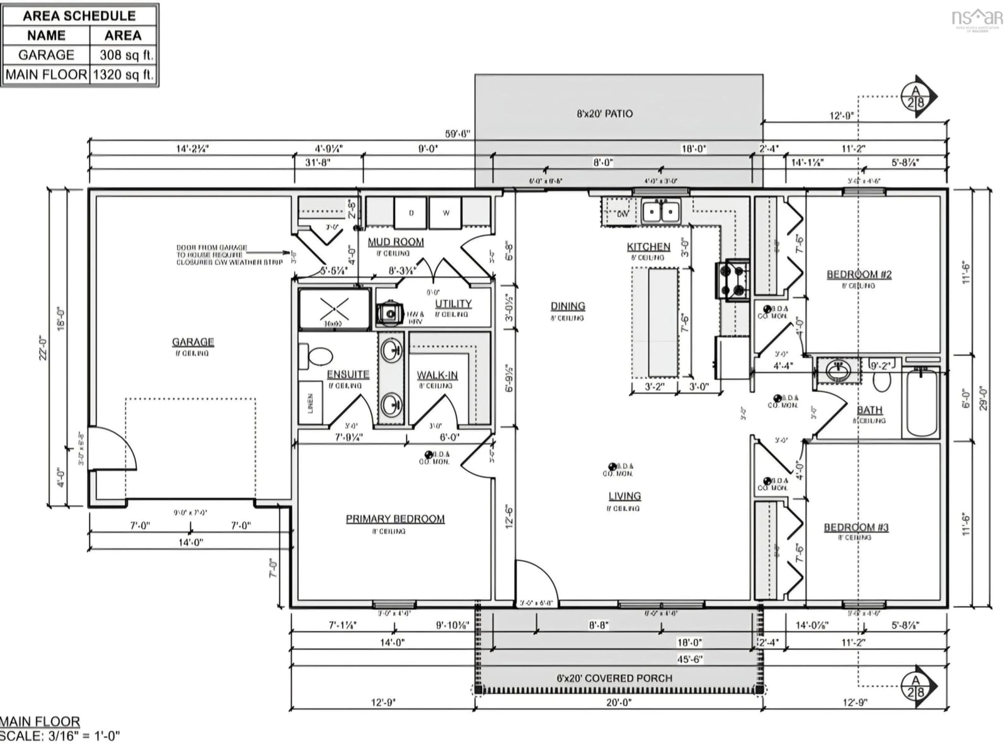 Floor plan for 190 Loon Point Trail, East Uniacke Nova Scotia B0N 1Z0