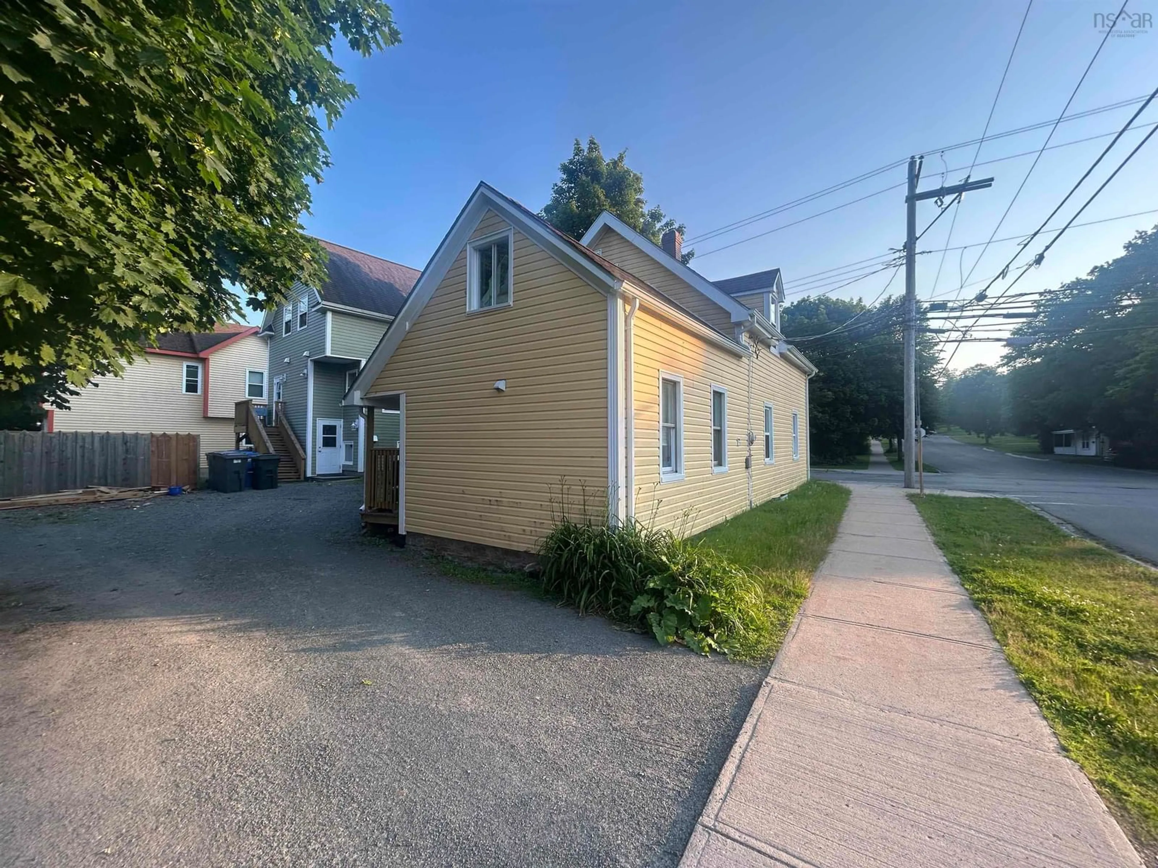 A pic from outside/outdoor area/front of a property/back of a property/a pic from drone, street for 120 College Street, Antigonish Nova Scotia B2G 1X8