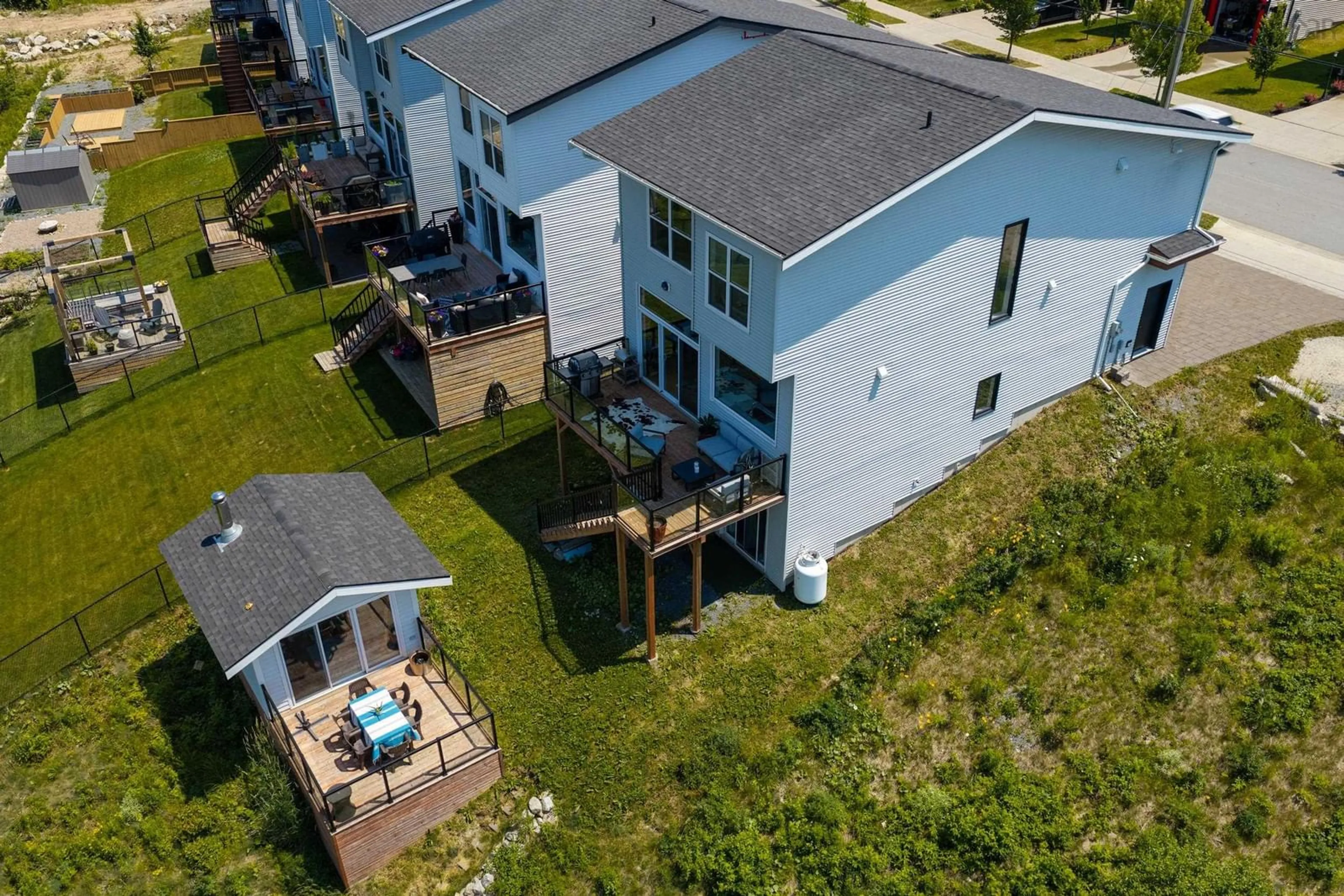 A pic from outside/outdoor area/front of a property/back of a property/a pic from drone, water/lake/river/ocean view for 362 Marketway Lane, Timberlea Nova Scotia B3T 0L1