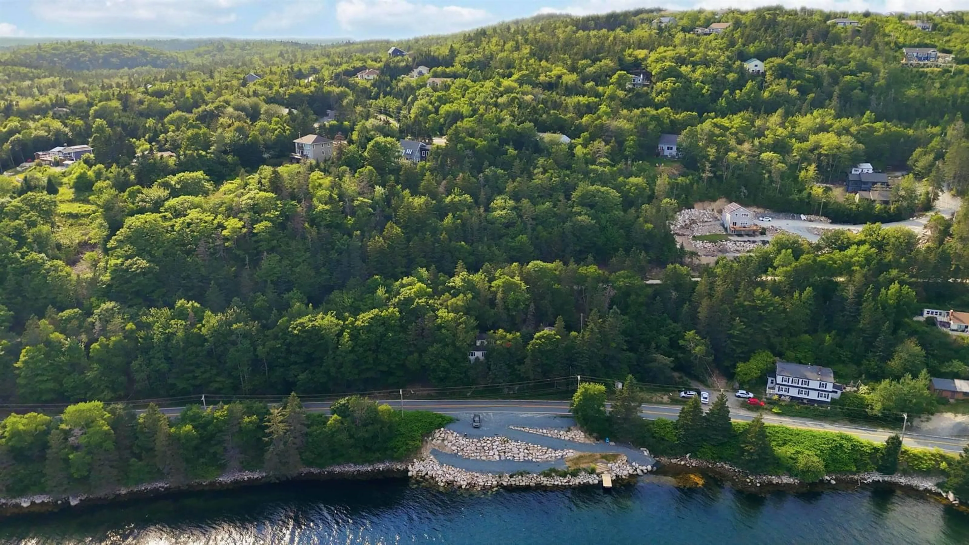 A pic from outside/outdoor area/front of a property/back of a property/a pic from drone, water/lake/river/ocean view for 6629 St. Margaret's Bay Rd, Head Of St. Margarets Bay Nova Scotia B3Z 2A2
