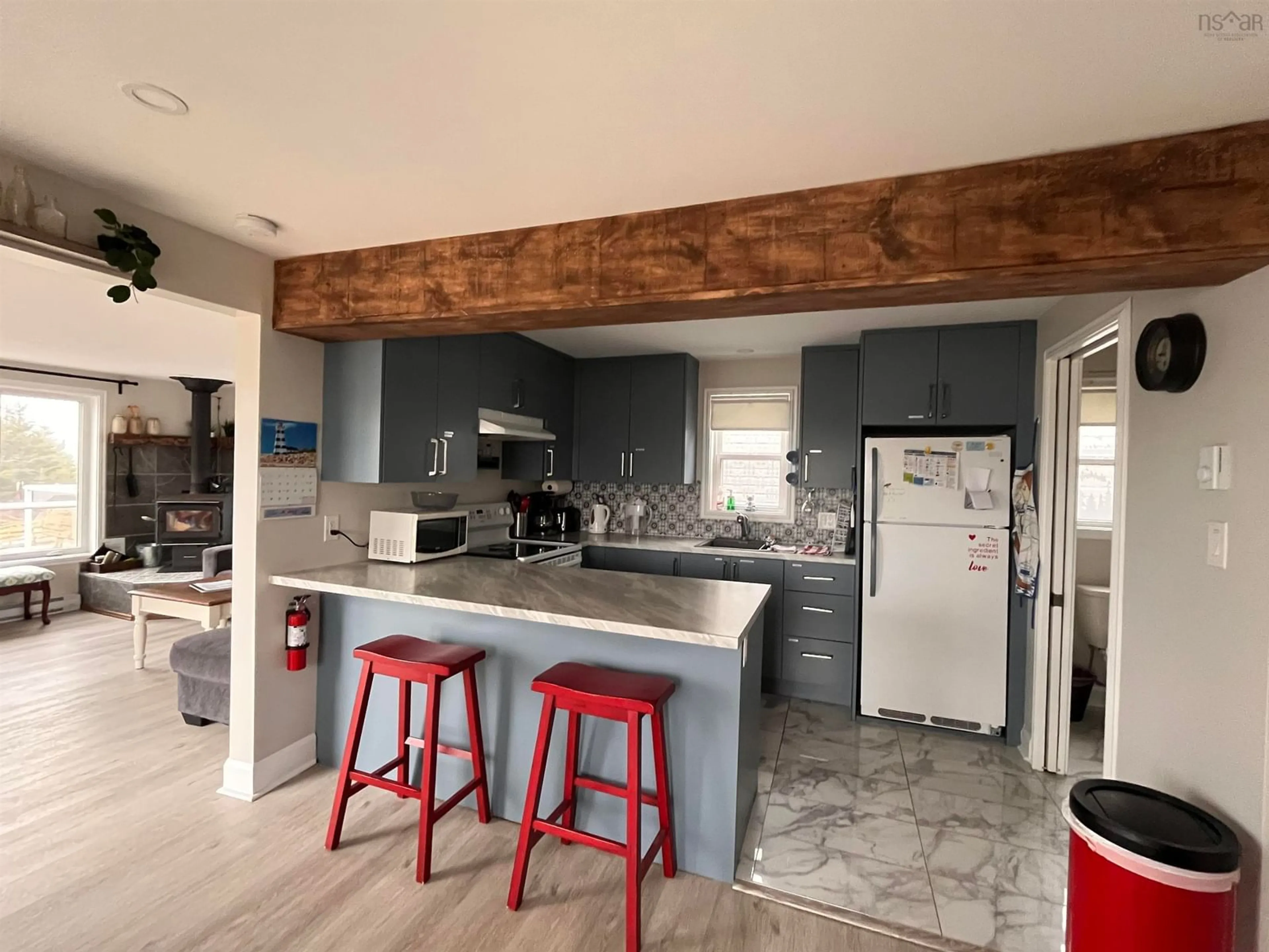 Open concept kitchen, unknown for 21 Fawsons Cove Rd, West Pennant Nova Scotia B3V 1M2
