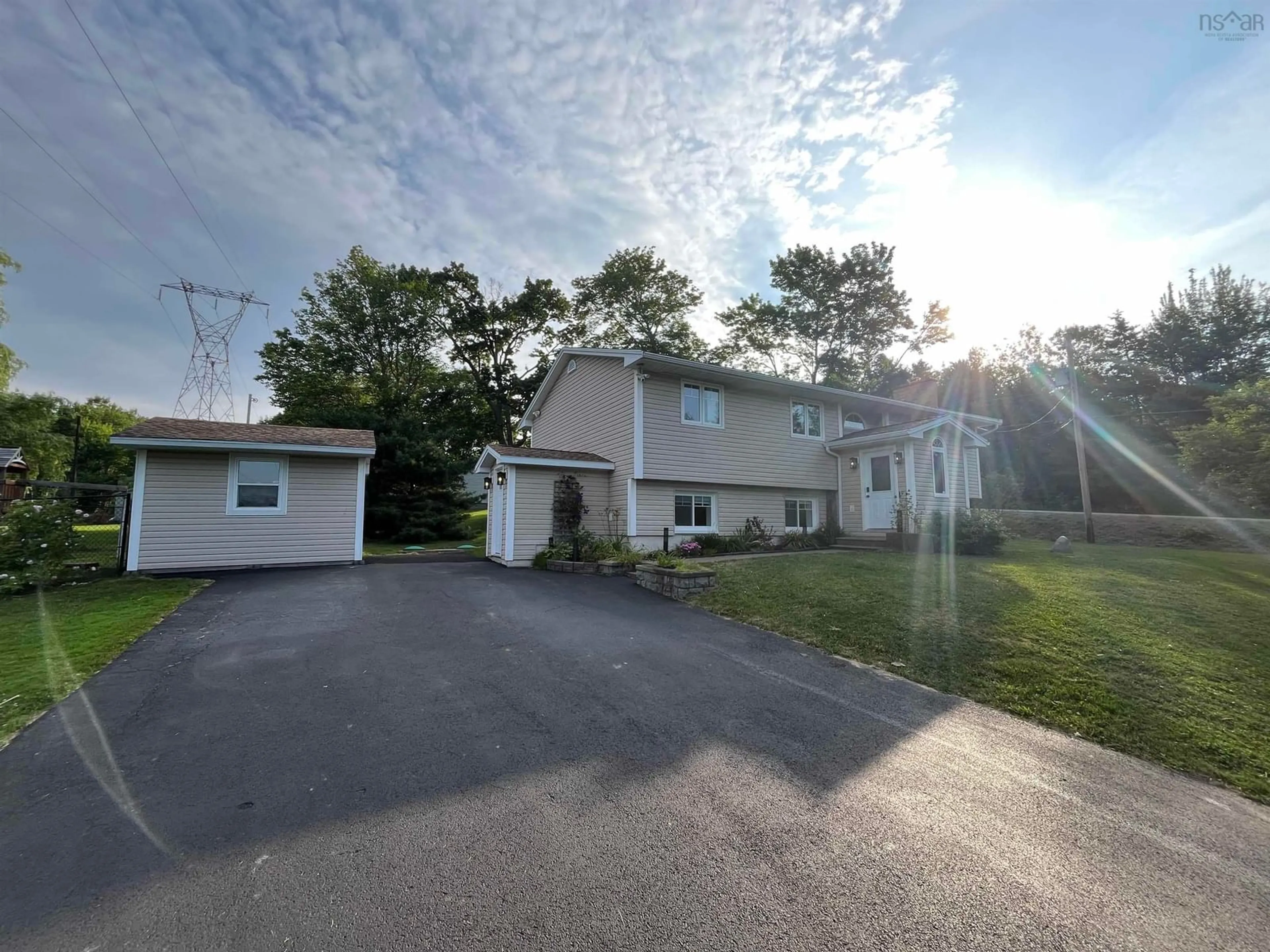 A pic from outside/outdoor area/front of a property/back of a property/a pic from drone, street for 1 Brook St, Fletchers Lake Nova Scotia B2T 1A5