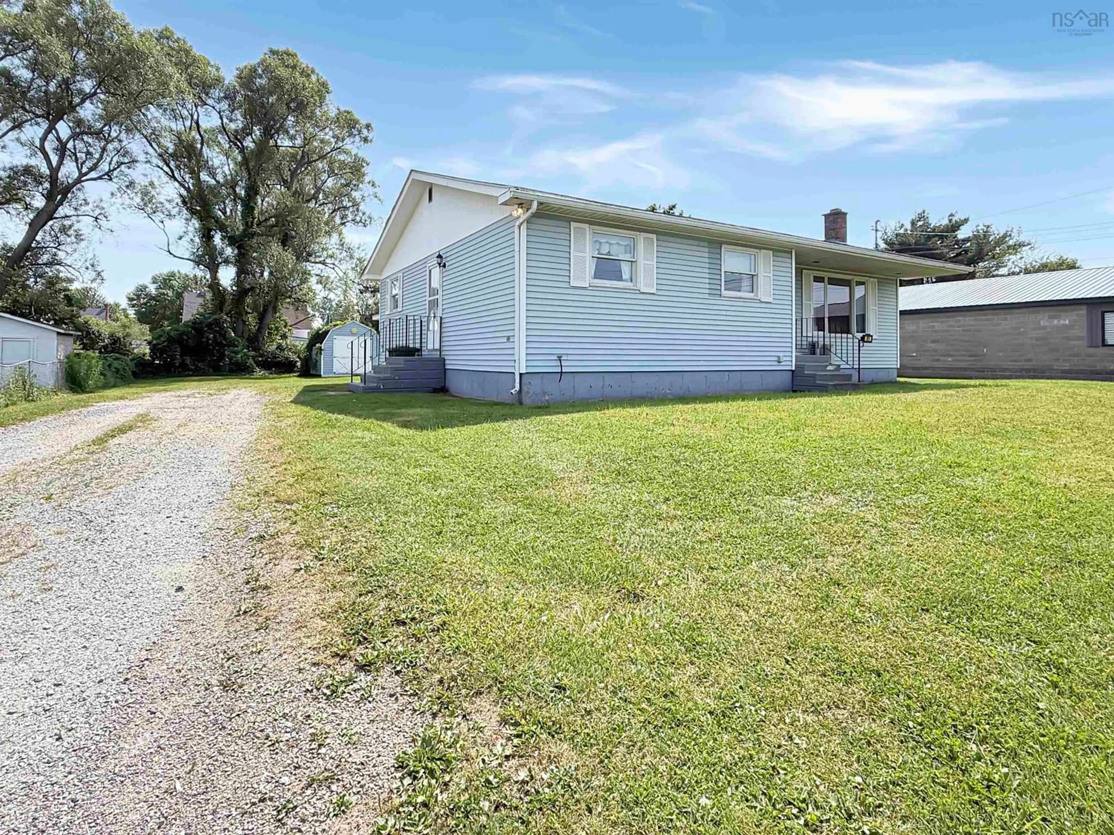A pic from outside/outdoor area/front of a property/back of a property/a pic from drone, street for 81 Acadia Ave, Stellarton Nova Scotia B0K 1S0