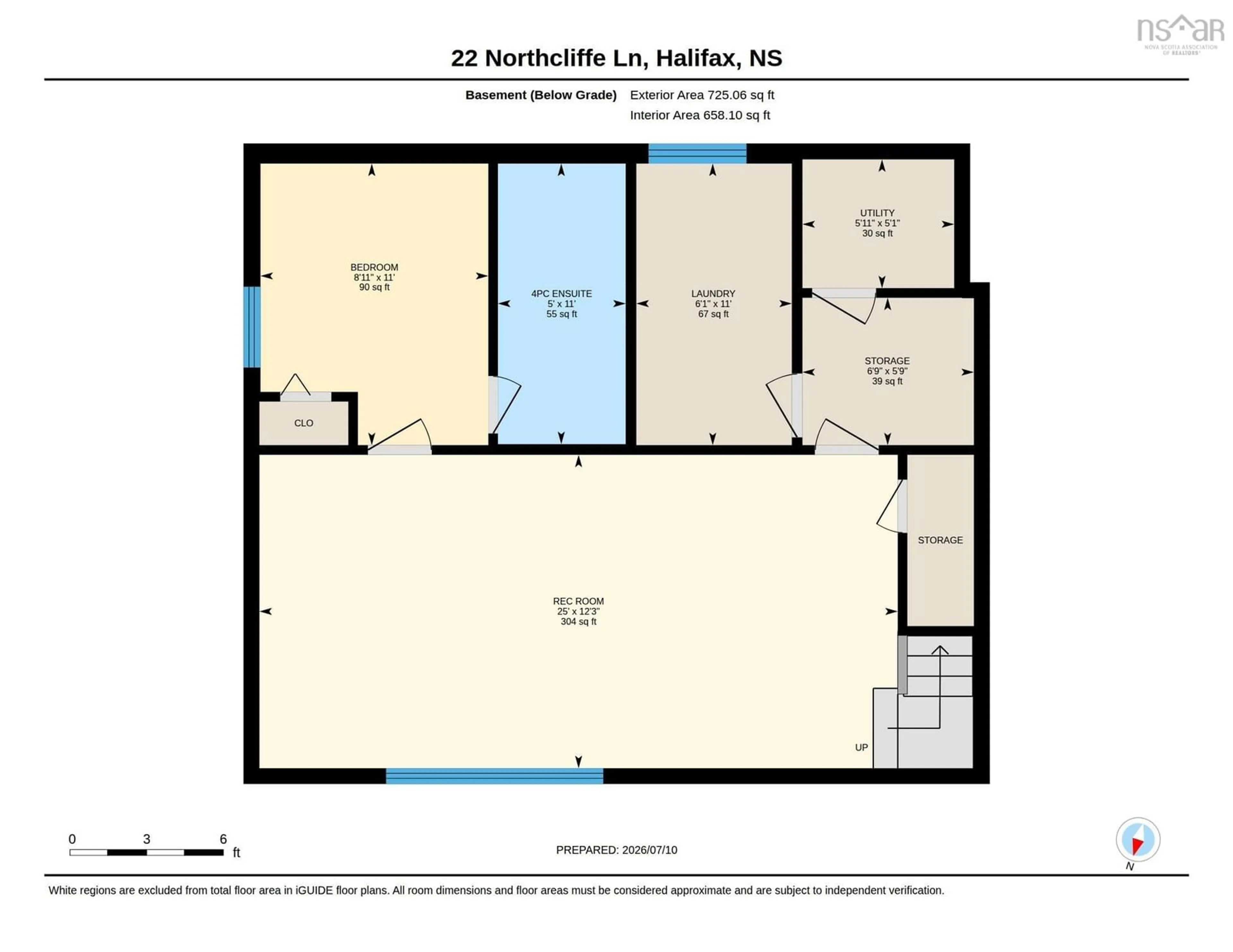 Floor plan for 22 Northcliffe Lane, Clayton Park Nova Scotia B3M 2Z6