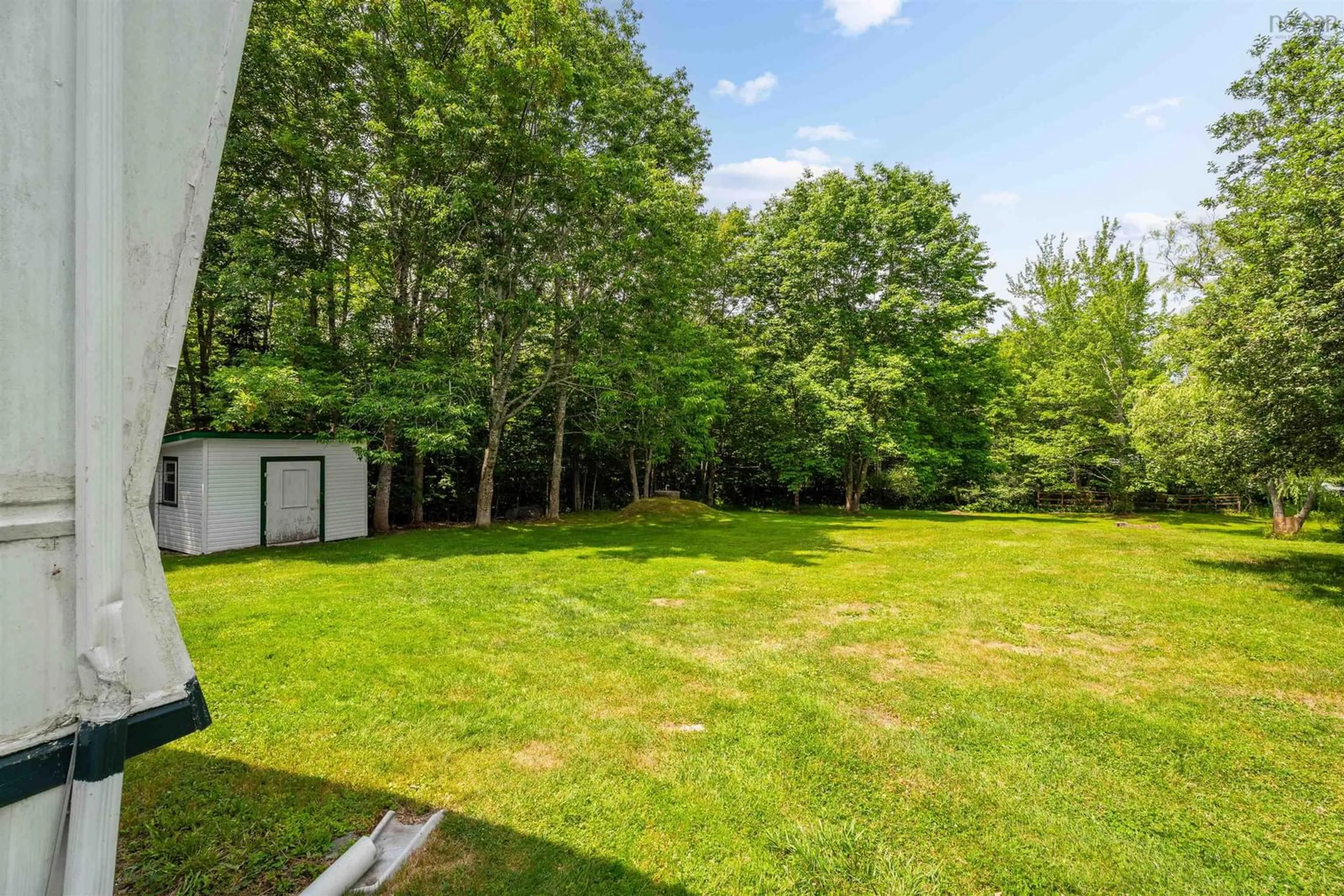 Patio, forest/trees view for 172 Llewellyn Rd, Middlewood Nova Scotia B4V 6L5