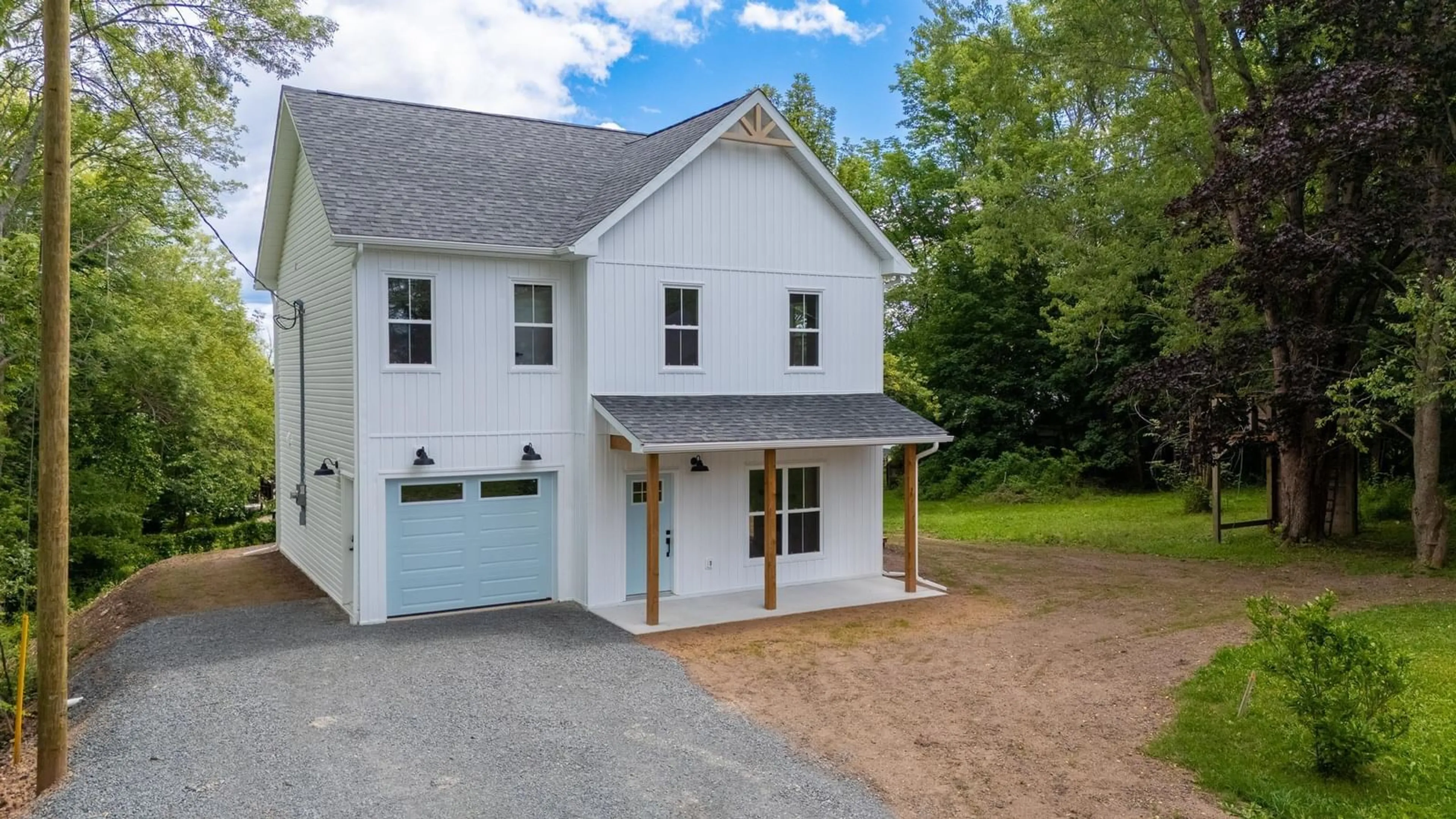 A pic from outside/outdoor area/front of a property/back of a property/a pic from drone, unknown for 496 Highland Ave, Windsor Nova Scotia B0N 2T0