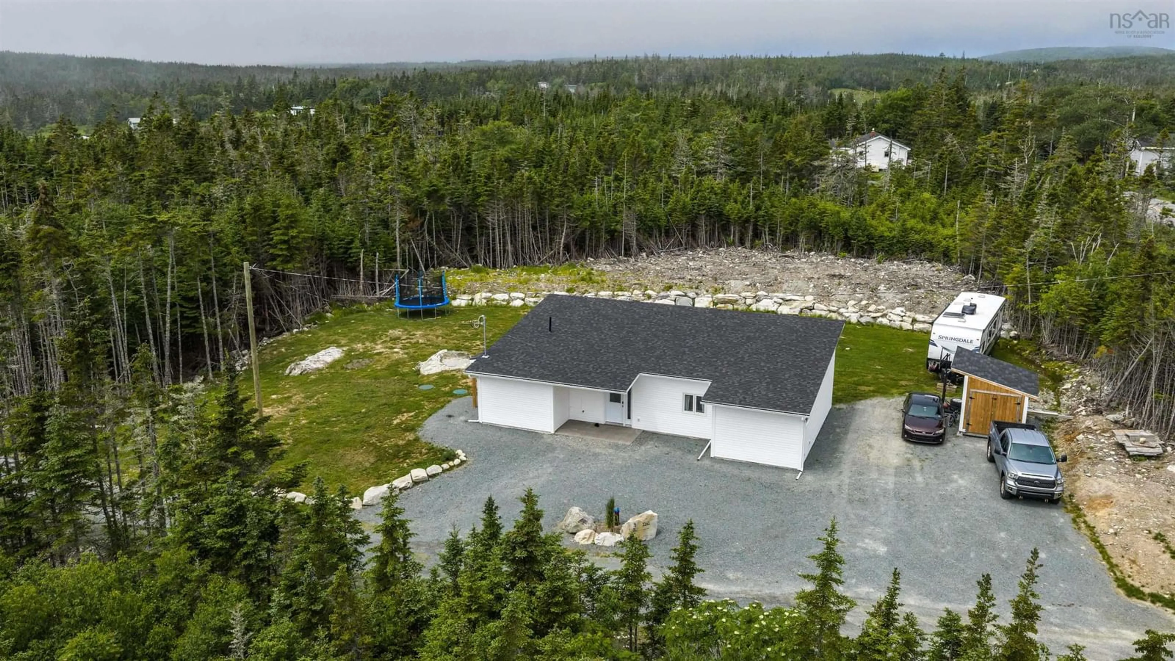 A pic from outside/outdoor area/front of a property/back of a property/a pic from drone, unknown for 3541 Clam Harbour Rd, Clam Harbour Nova Scotia B0J 2L0
