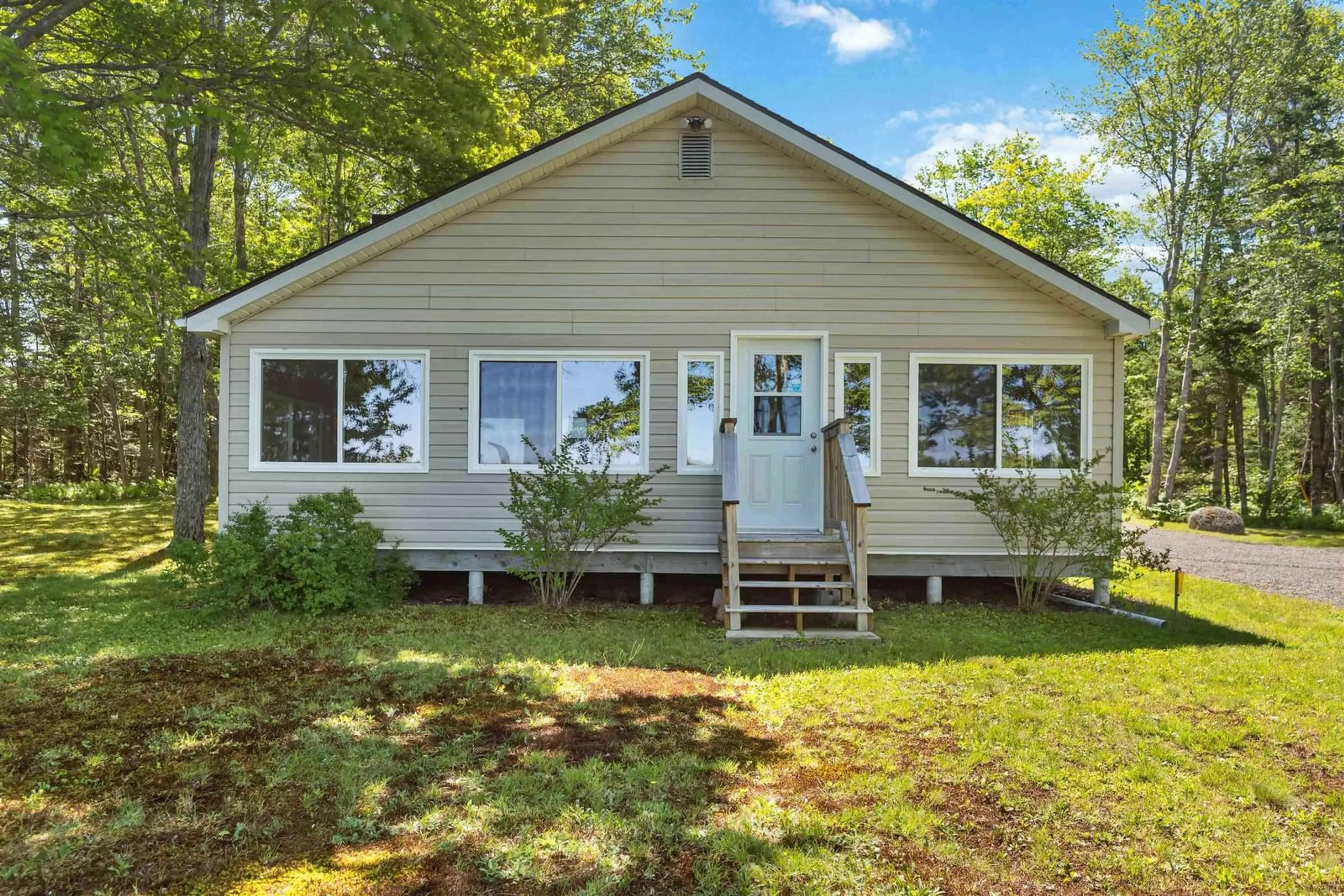 Home with vinyl exterior material, street for 3021 Sissiboo Rd, Doucetteville Nova Scotia B0W 3T0