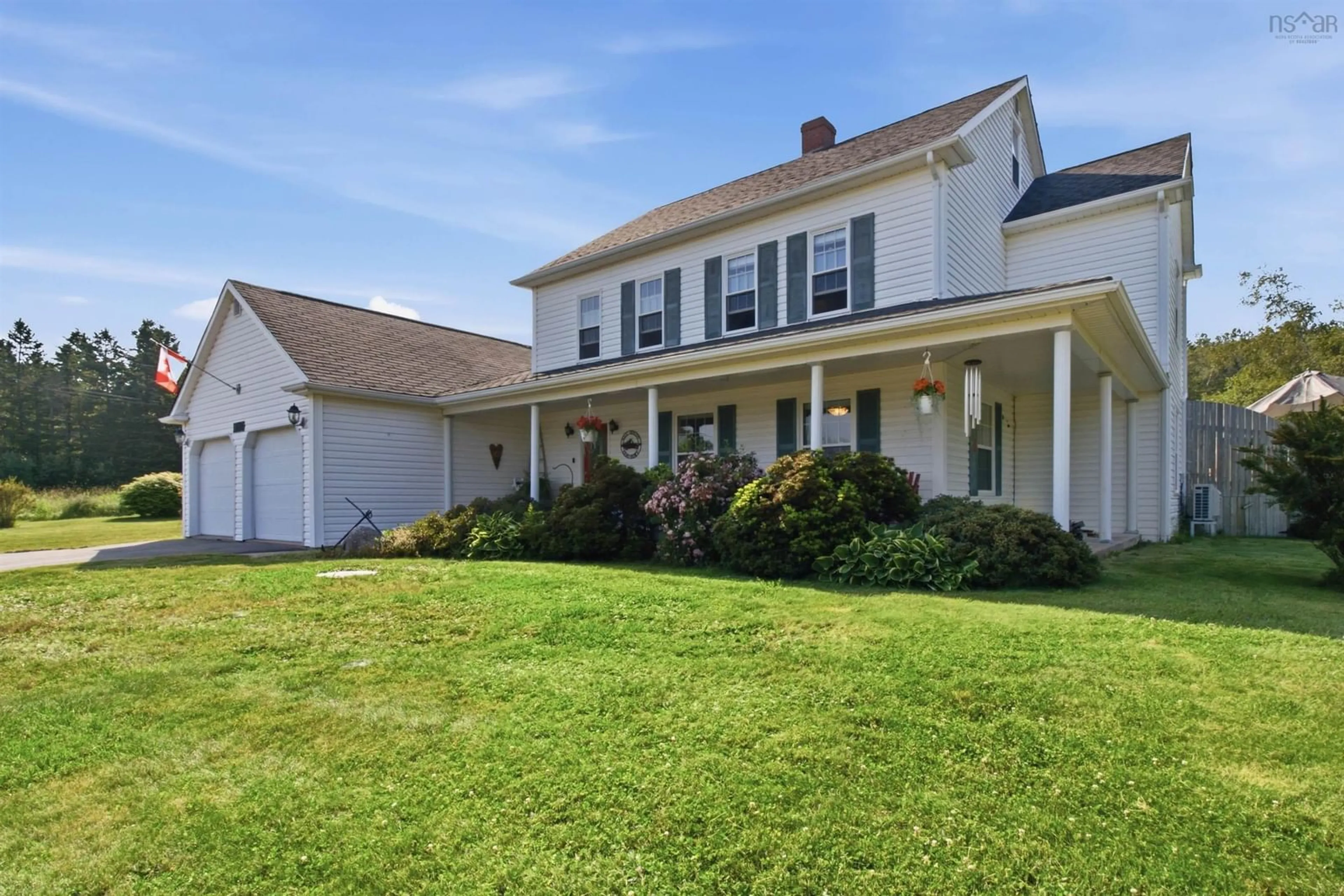 Home with vinyl exterior material, street for 1886 Gaspereau River Rd, Wallbrook Nova Scotia B4P 0K7