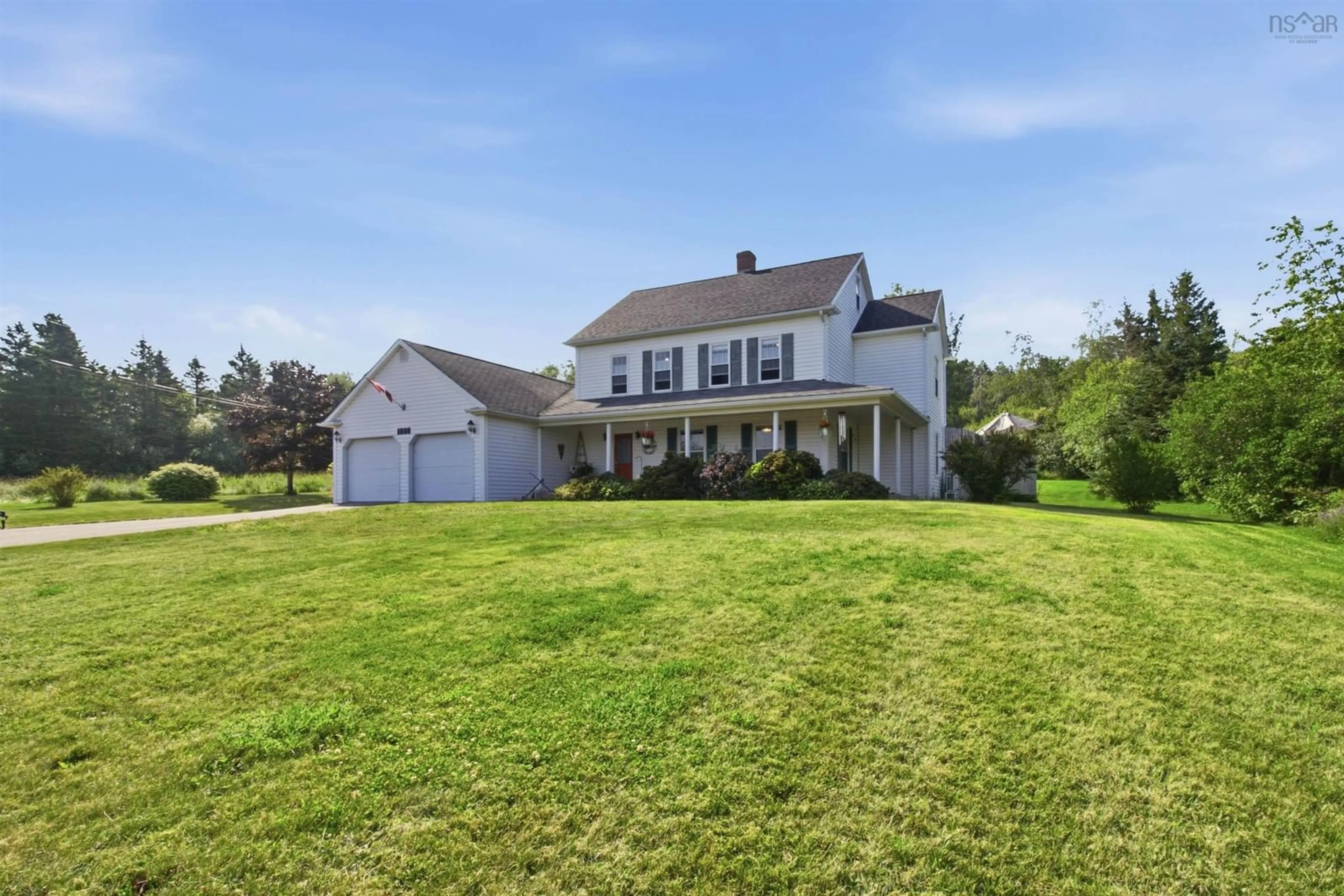 A pic from outside/outdoor area/front of a property/back of a property/a pic from drone, street for 1886 Gaspereau River Rd, Wallbrook Nova Scotia B4P 0K7