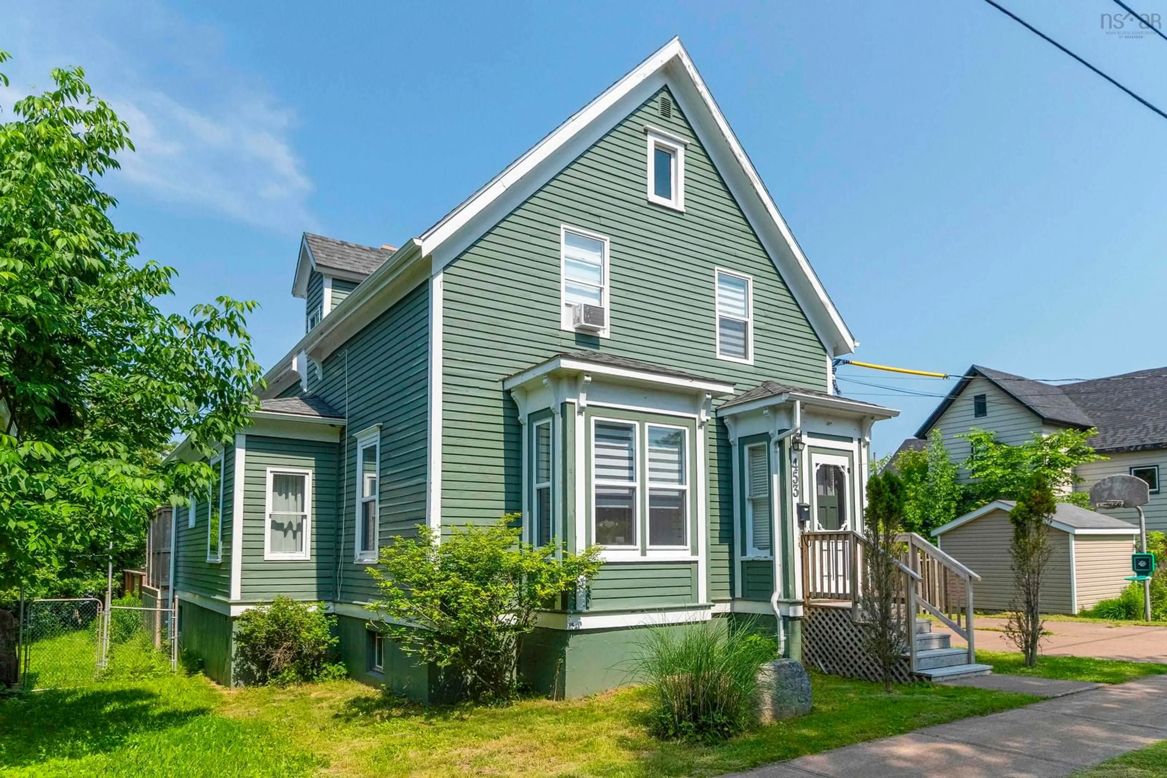 Home with vinyl exterior material, street for 453 Pleasant St, New Glasgow Nova Scotia B2H 2Z5