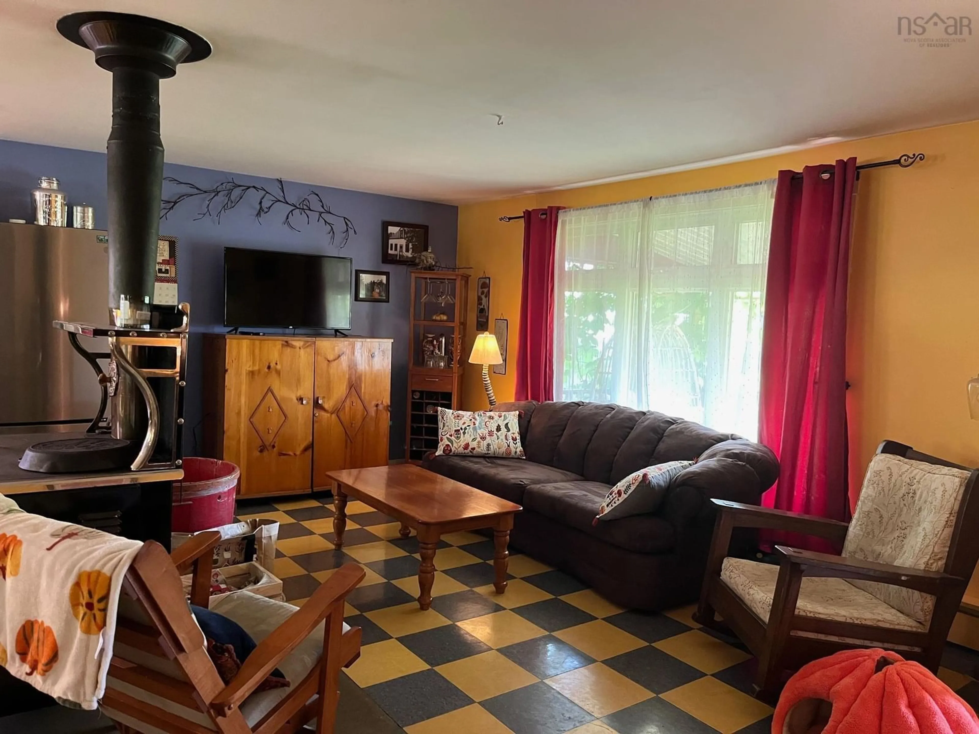 Living room with furniture, unknown for 35 Colonial Cres, New Minas Nova Scotia B4N 4M6