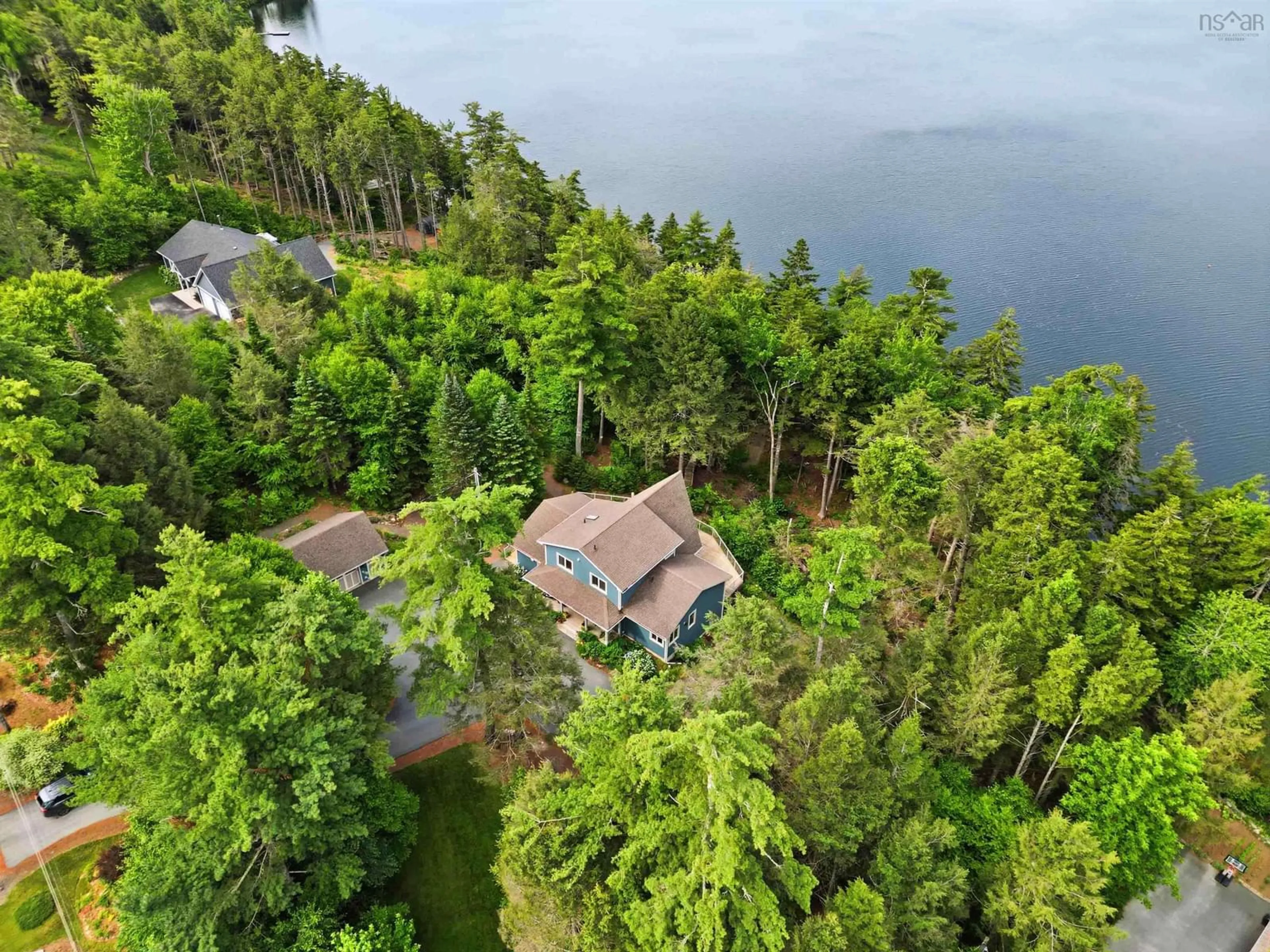 A pic from outside/outdoor area/front of a property/back of a property/a pic from drone, water/lake/river/ocean view for 277 Homestead Estates Dr, Italy Cross Nova Scotia B4V 0S4