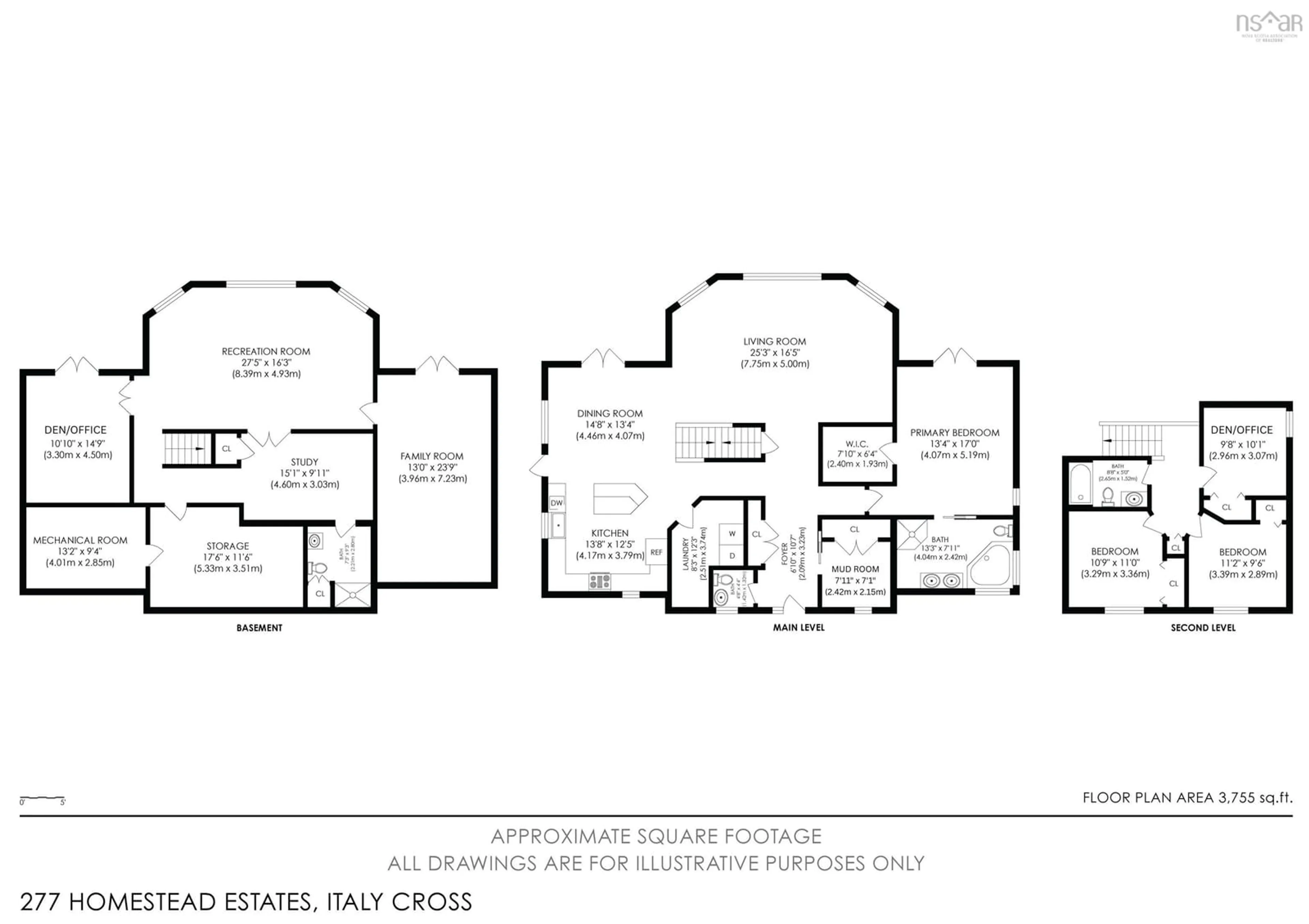 Floor plan for 277 Homestead Estates Dr, Italy Cross Nova Scotia B4V 0S4