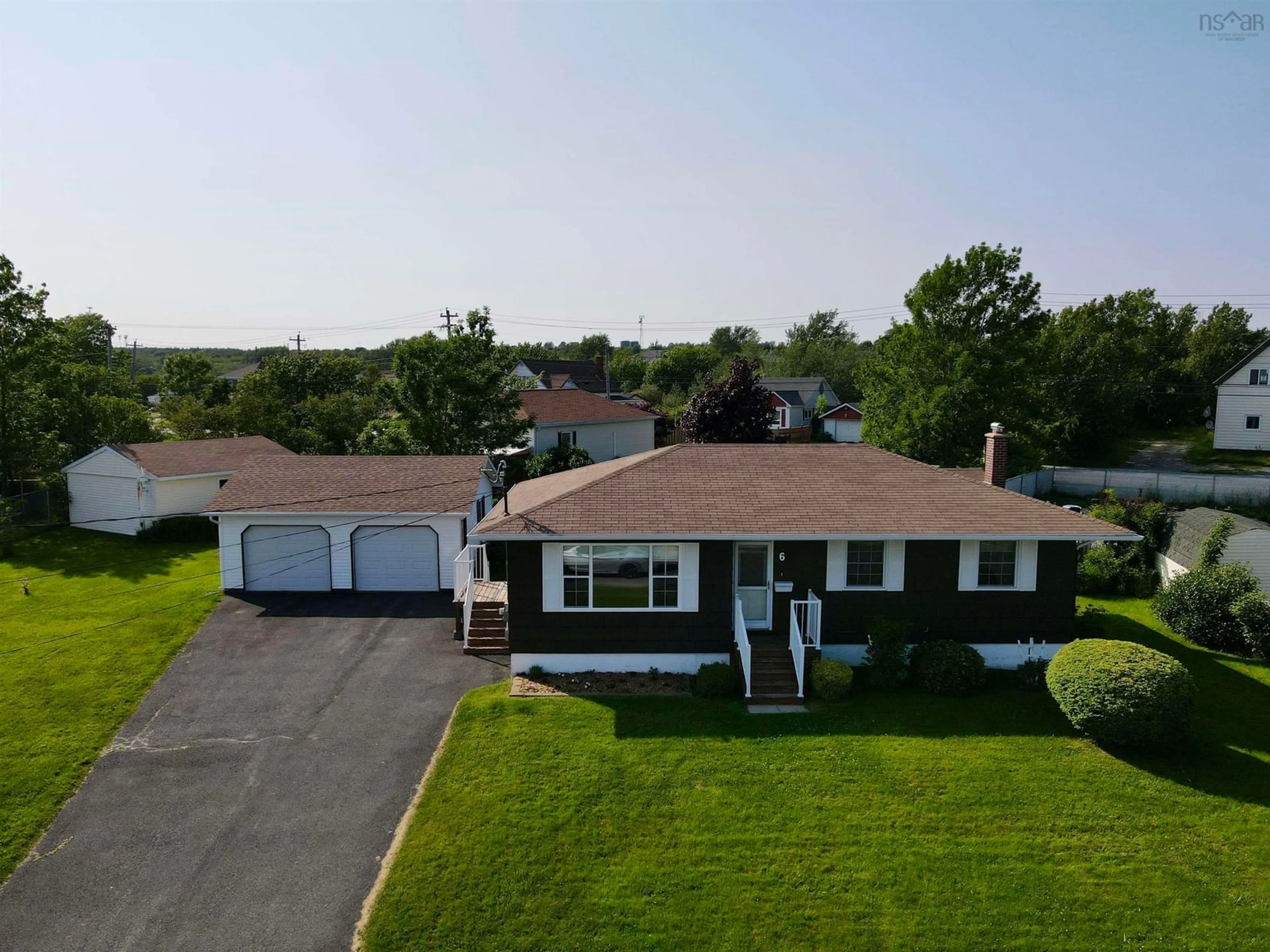 A pic from outside/outdoor area/front of a property/back of a property/a pic from drone, unknown for 6 Rosewood Ave, Glace Bay Nova Scotia B1A 2Y3