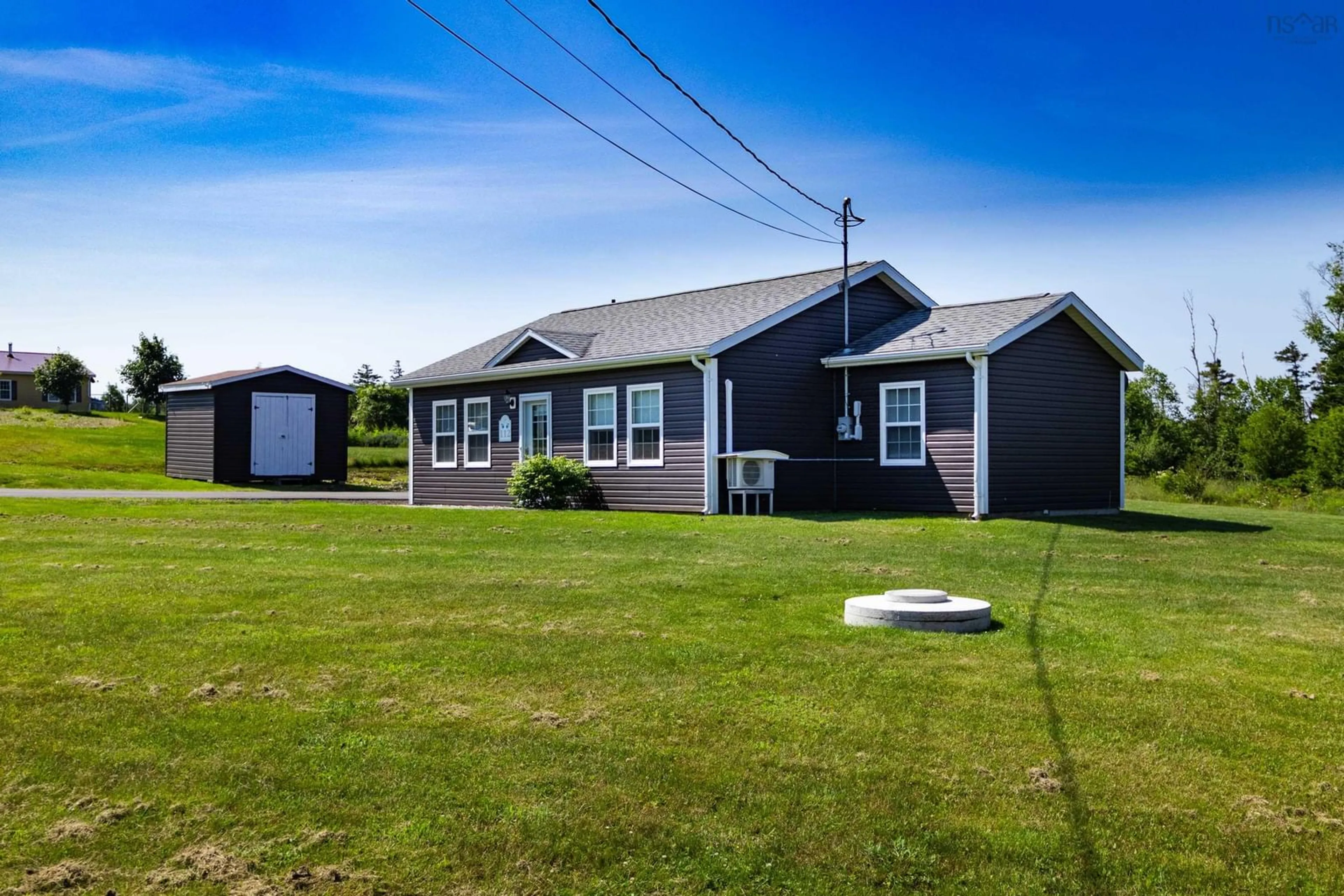 A pic from outside/outdoor area/front of a property/back of a property/a pic from drone, unknown for 112 North Range Cross Road, Barton Nova Scotia B0W 1H0