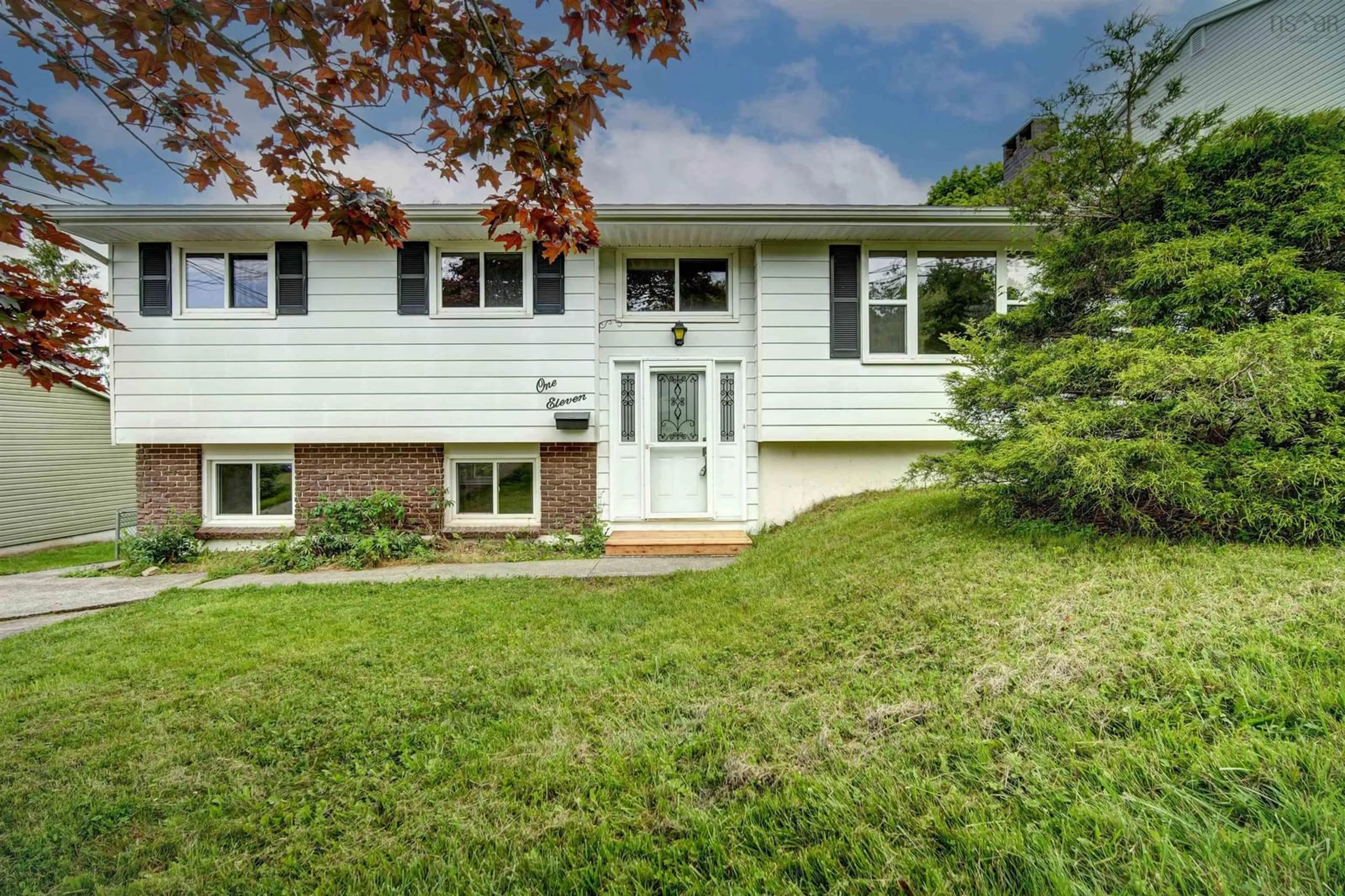 Home with vinyl exterior material, street for 111 Dorothea Dr, Dartmouth Nova Scotia B2W 2E7