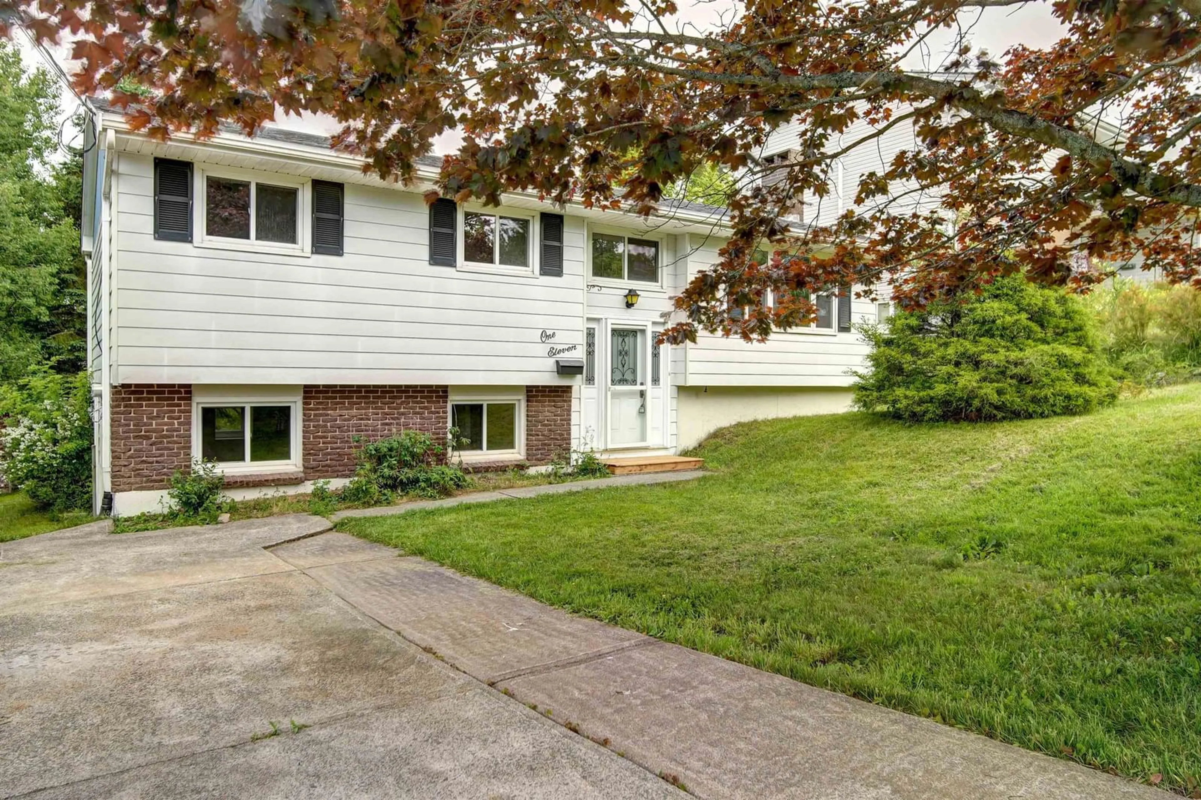 Home with vinyl exterior material, street for 111 Dorothea Dr, Dartmouth Nova Scotia B2W 2E7